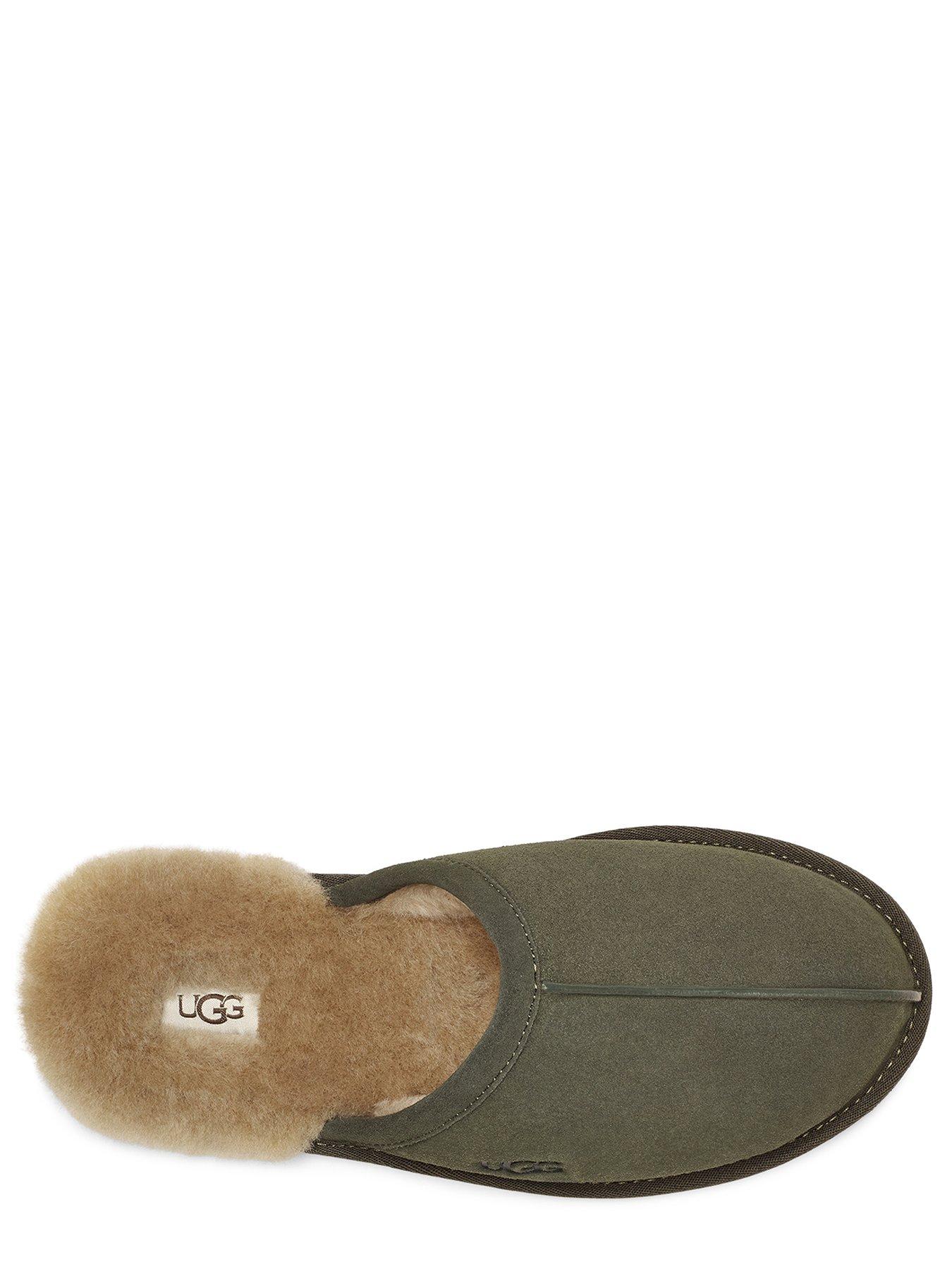  image of ugg-mens-scuff-slippers-forest-night-dark-green