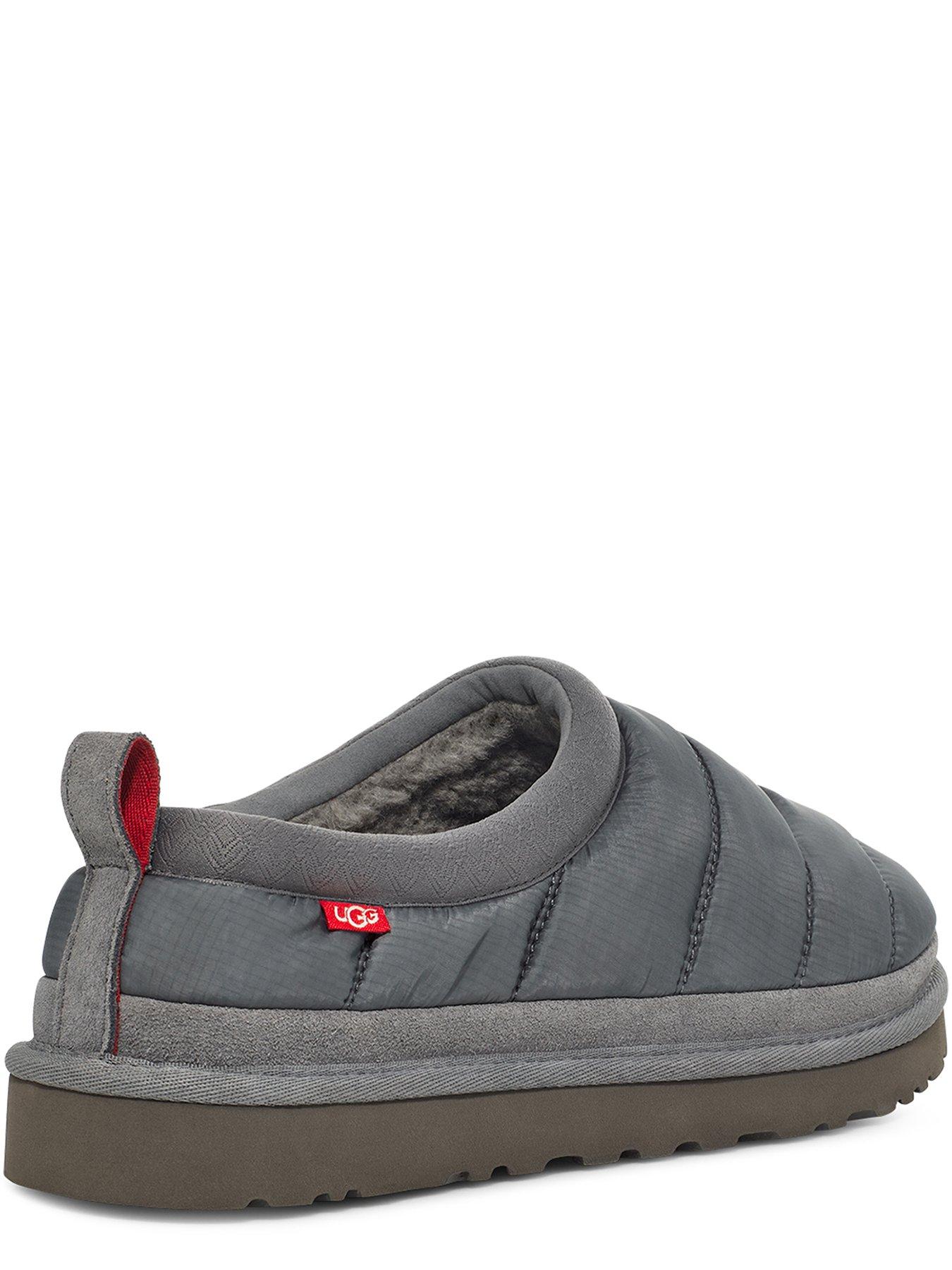 Ugg mens hot sale slippers grey