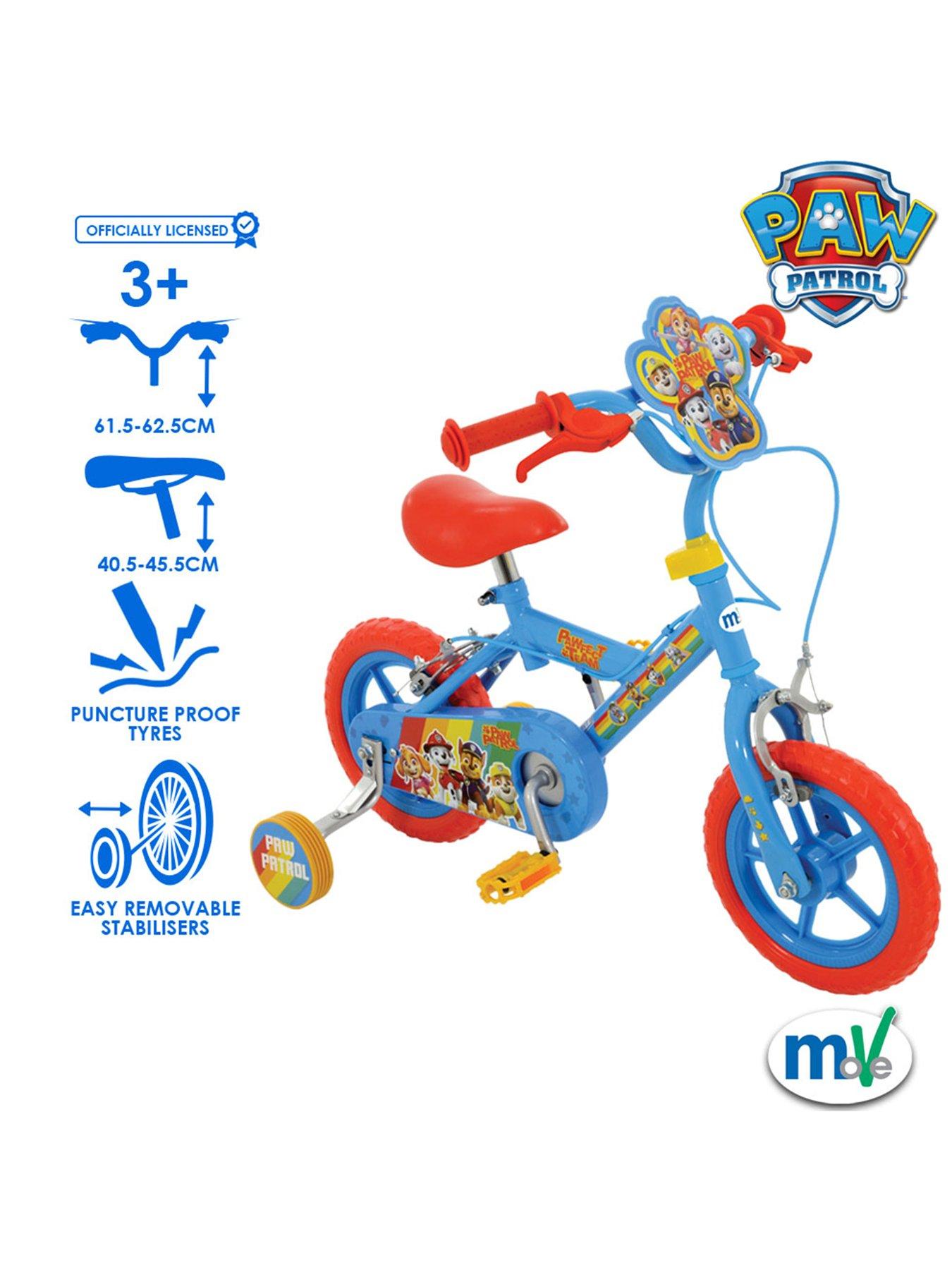 Image 2 of 7 of Paw Patrol My First 12" Bike with Stabilisers