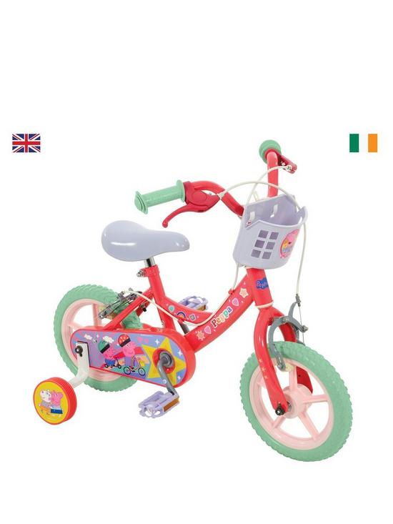 front image of peppa-pig-my-first-12-inch-bike