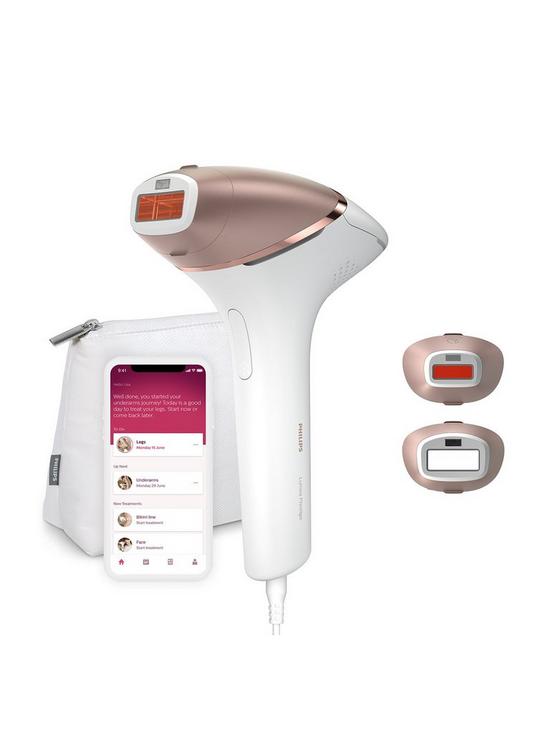 front image of philips-lumea-ipl-8000-series-corded-with-2-attachments-for-body-and-face-bri94500