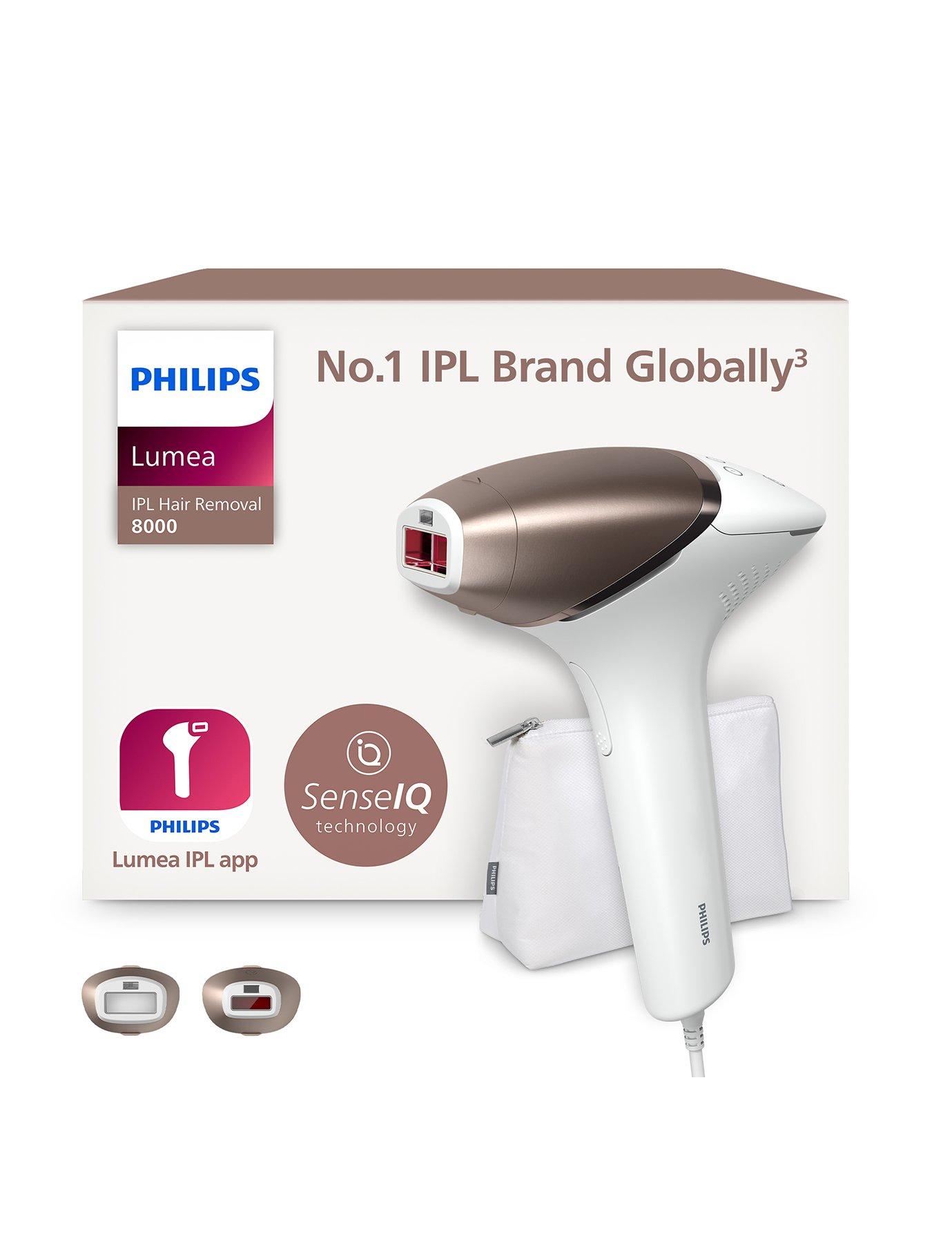 Image 1 of 5 of Philips Lumea 8000 Series, IPL Hair Removal Device, SenseIQ Technology, 2 Attachments for Body and Face, BRI945/00