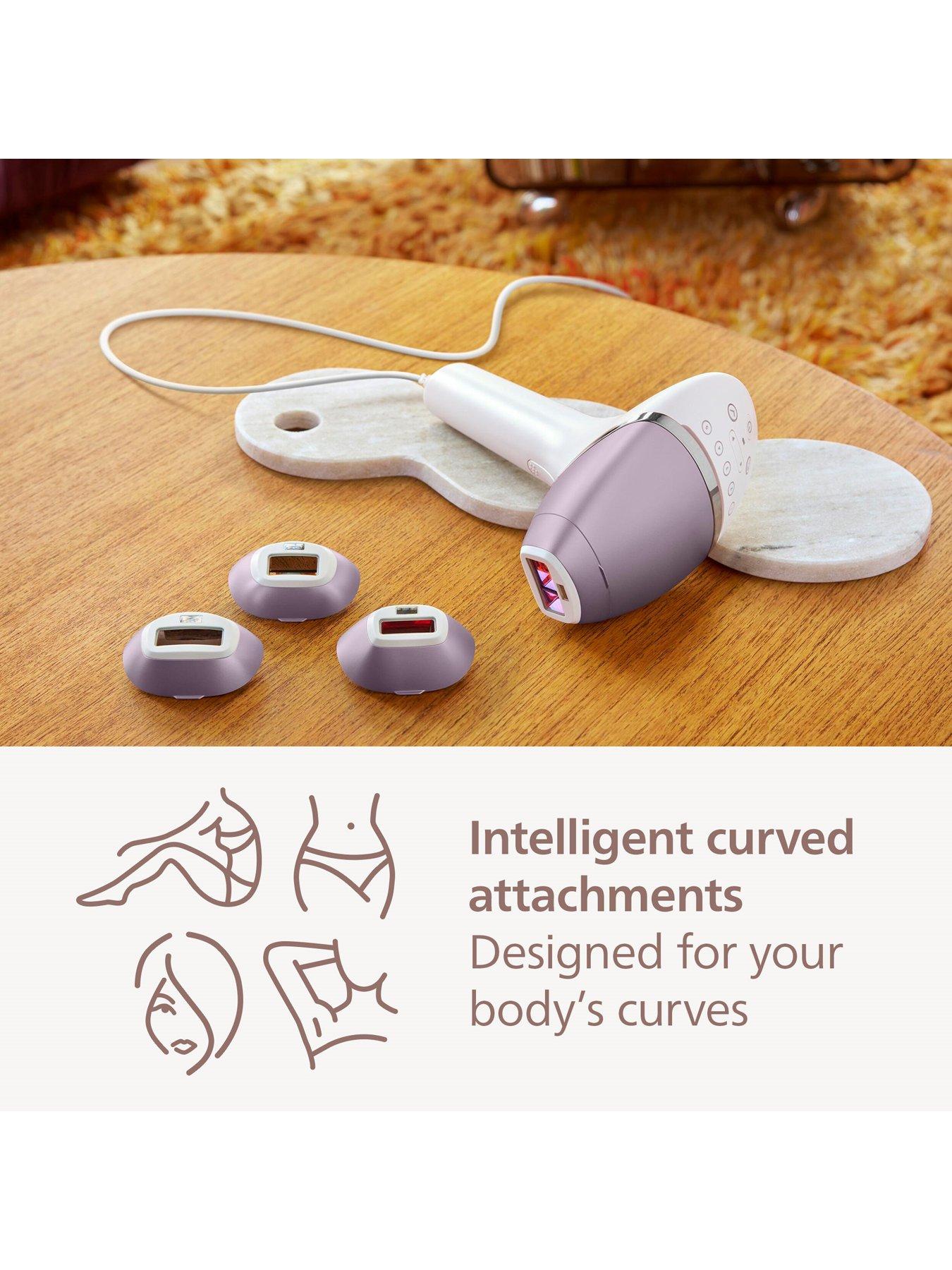 Image 5 of 8 of Philips Lumea 8000 Series, IPL Hair Removal Device, SenseIQ Technology, 4 Attachments for Body, Face, Bikini and Underarms, BRI947/00