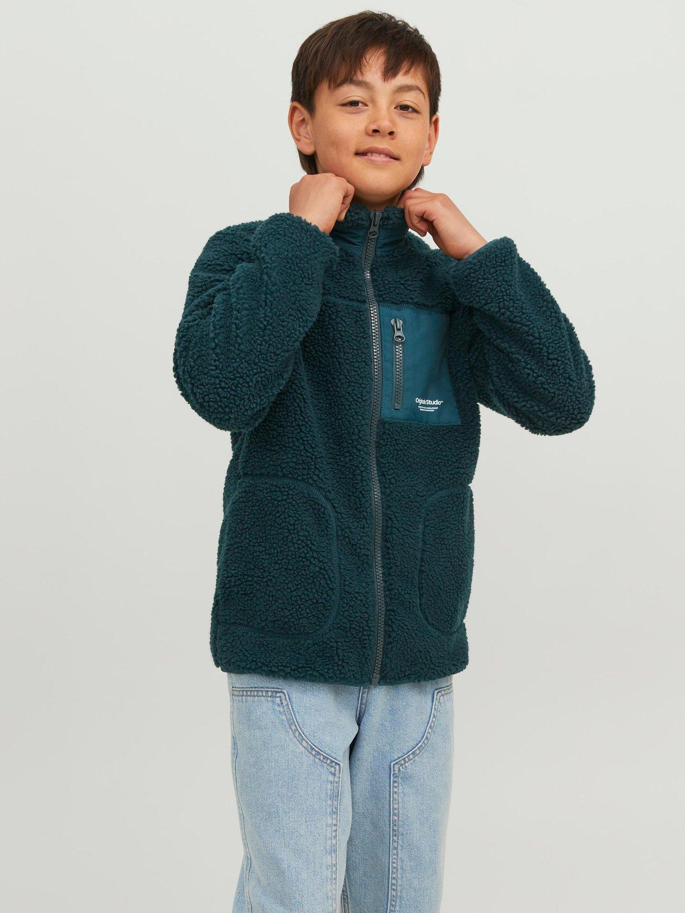 Forest green teddy jacket clearance