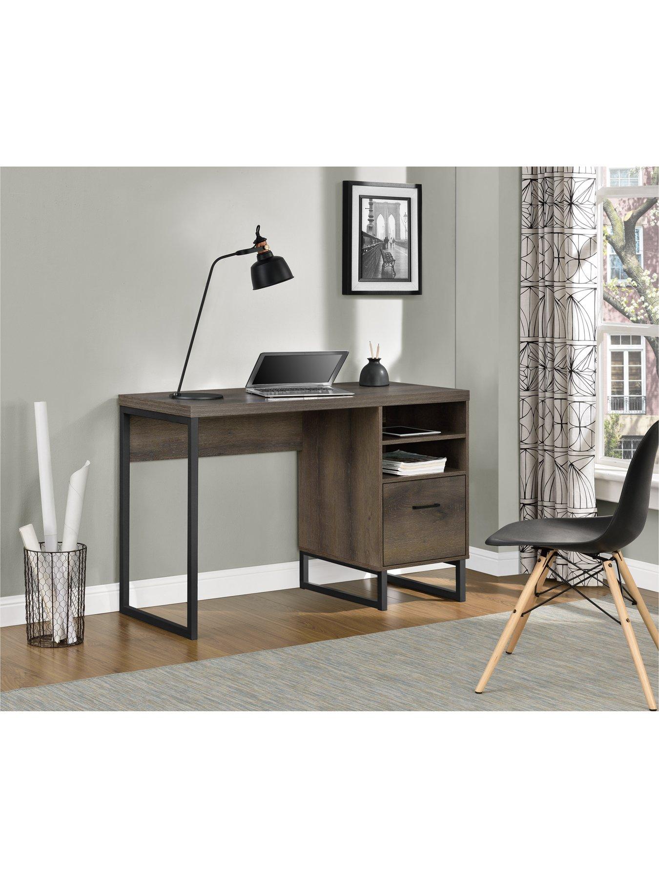 Image 5 of 6 of Dorel Home Candon Desk - Walnut