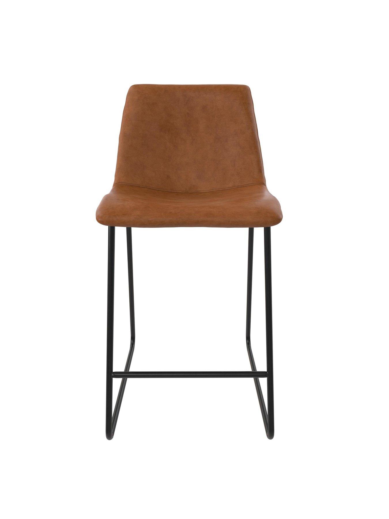 image of bowden-faux-leathernbspmolded-barstool-caramel