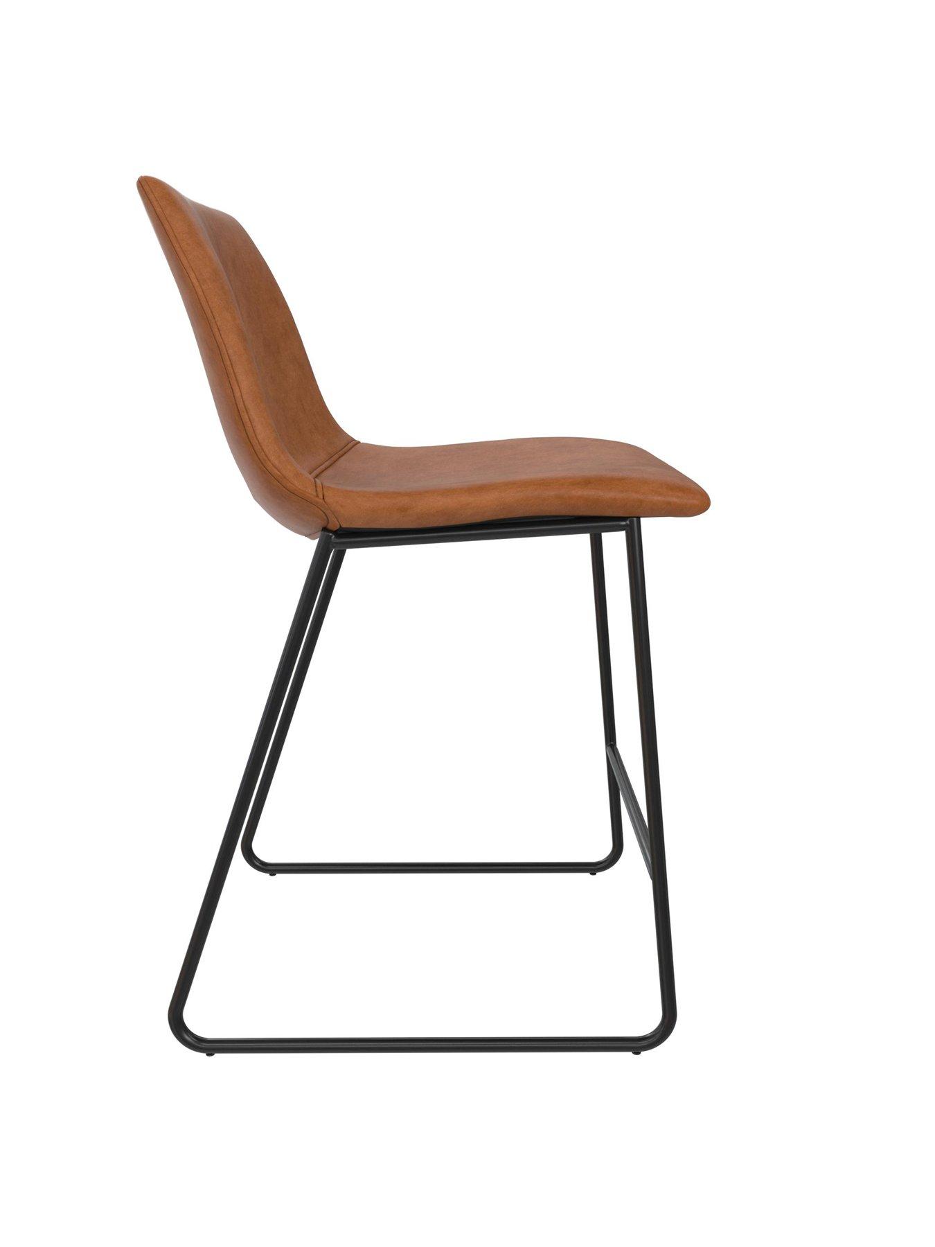  image of bowden-faux-leathernbspmolded-barstool-caramel