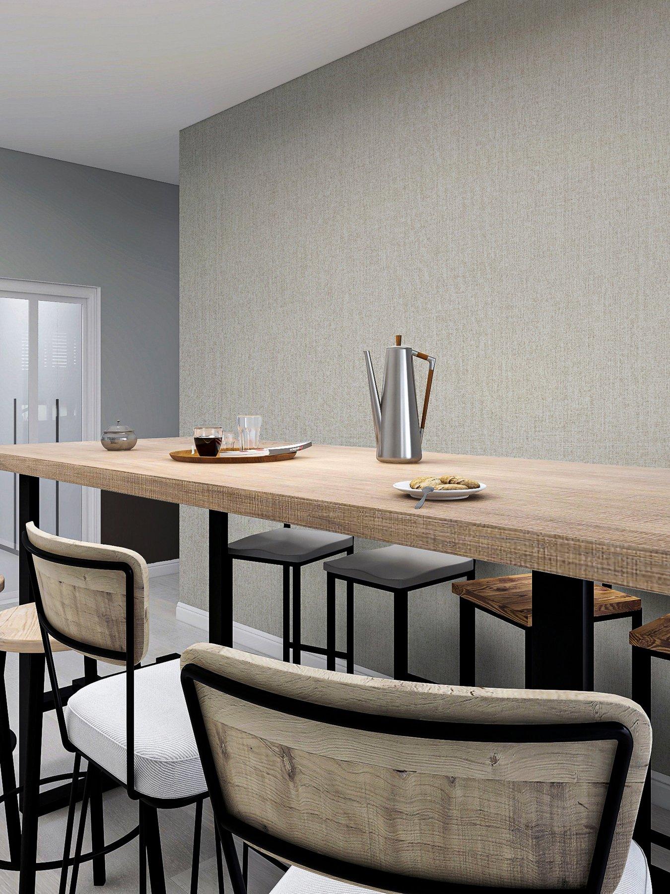 Image 5 of 7 of ARTHOUSE Country Plain Taupe Wallpaper