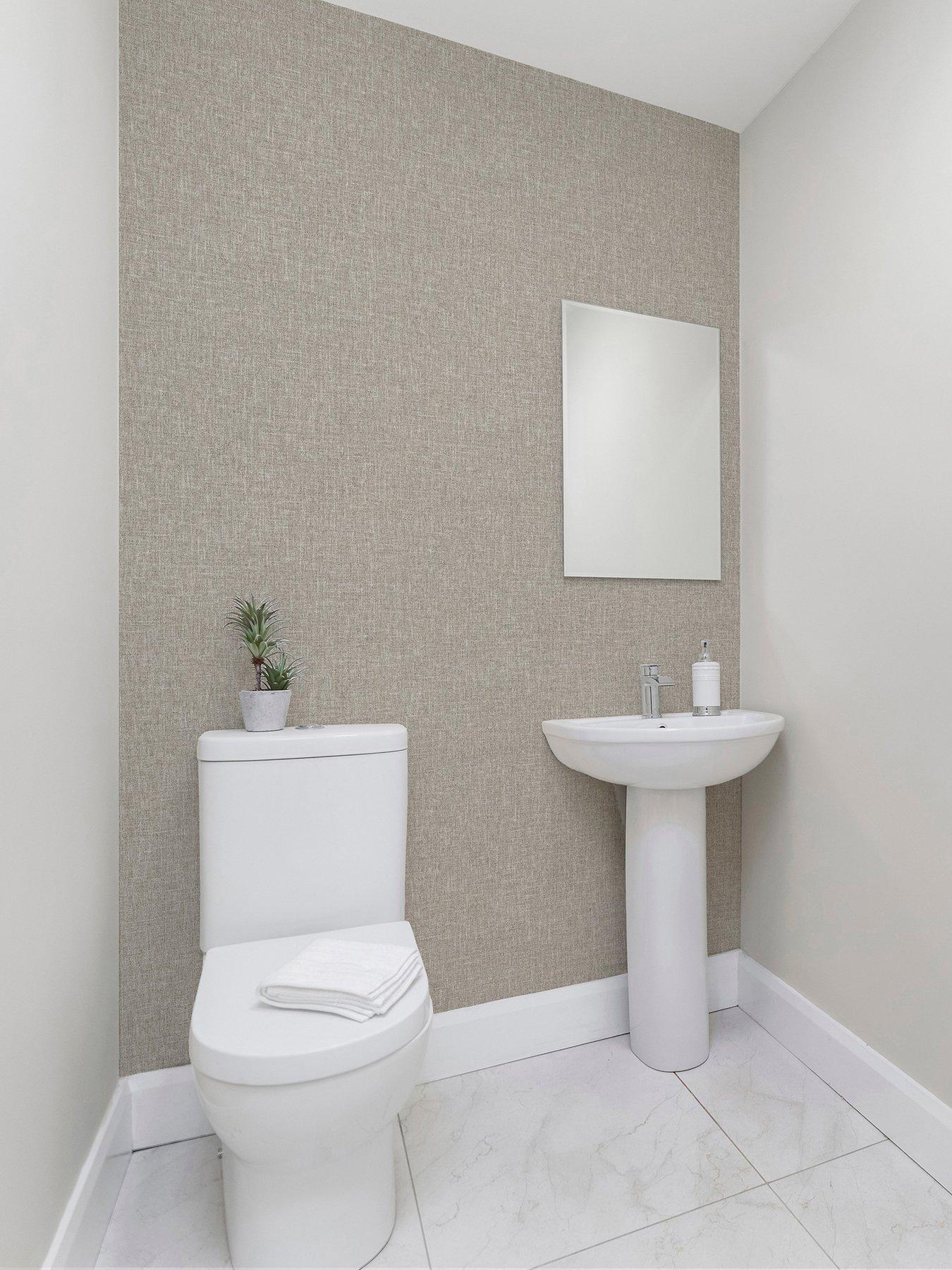Image 6 of 7 of ARTHOUSE Country Plain Taupe Wallpaper