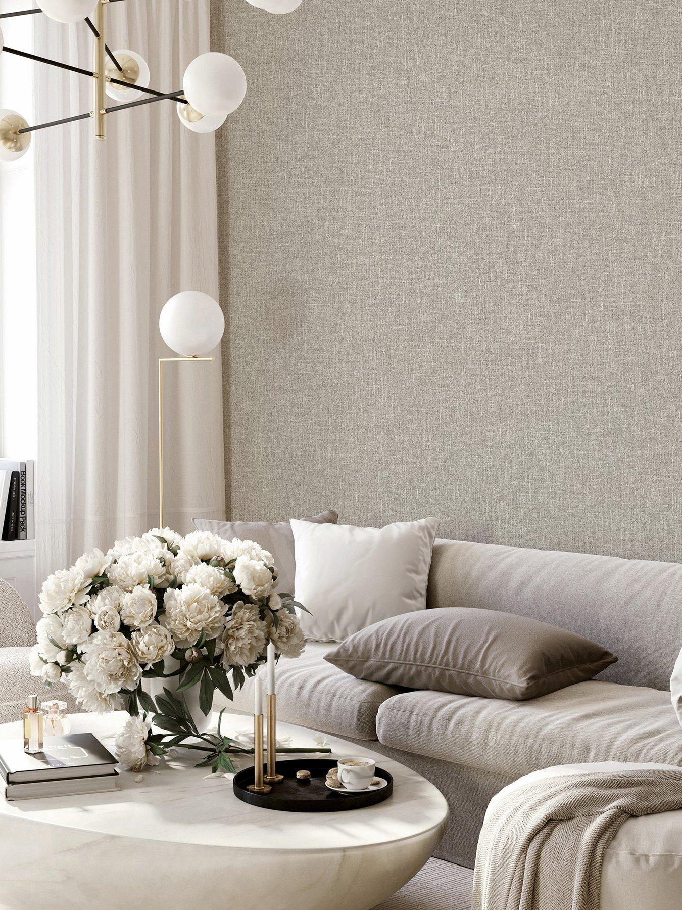 Image 7 of 7 of ARTHOUSE Country Plain Taupe Wallpaper
