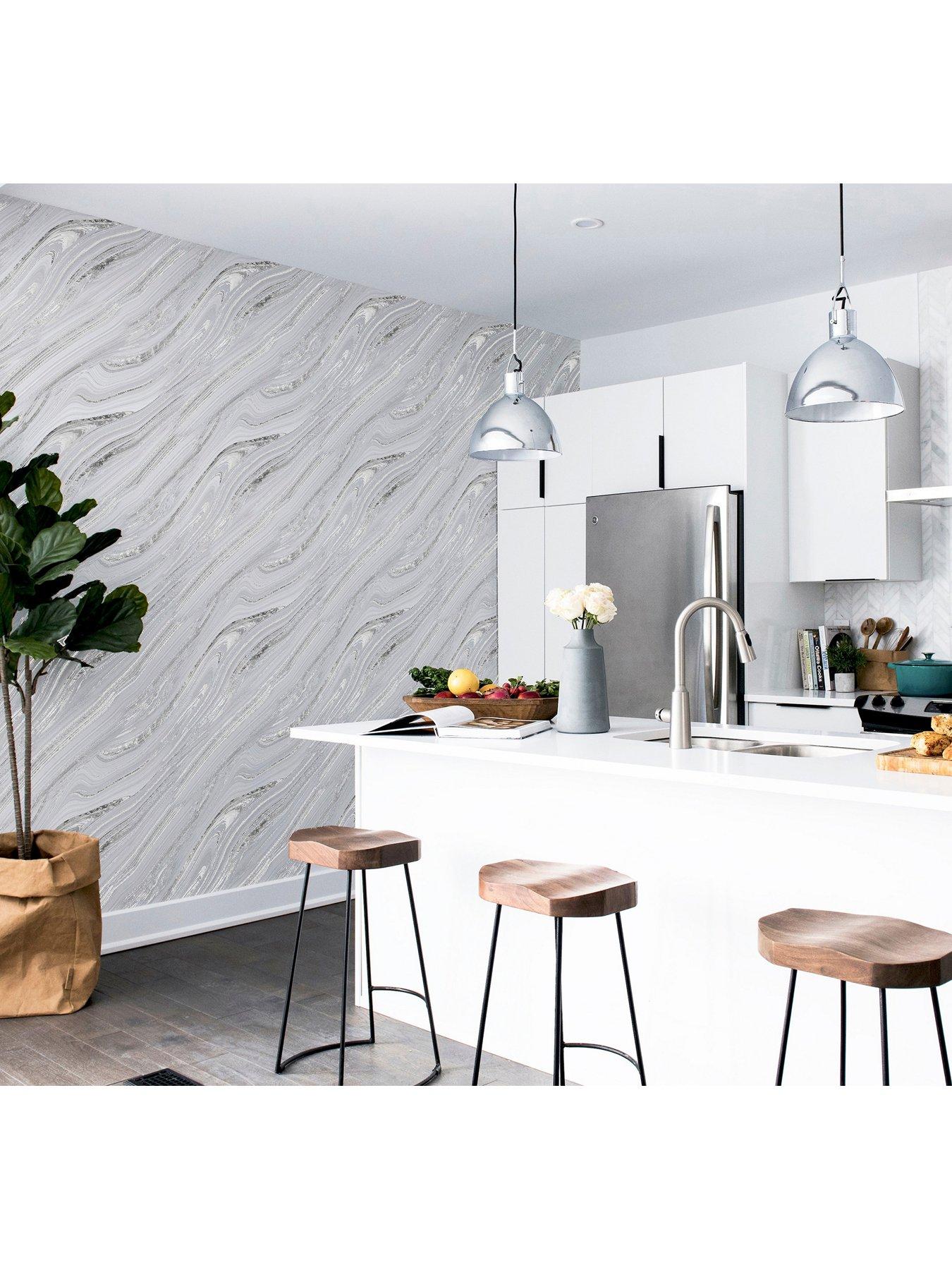  image of arthouse-soft-mineral-silver-wallpaper