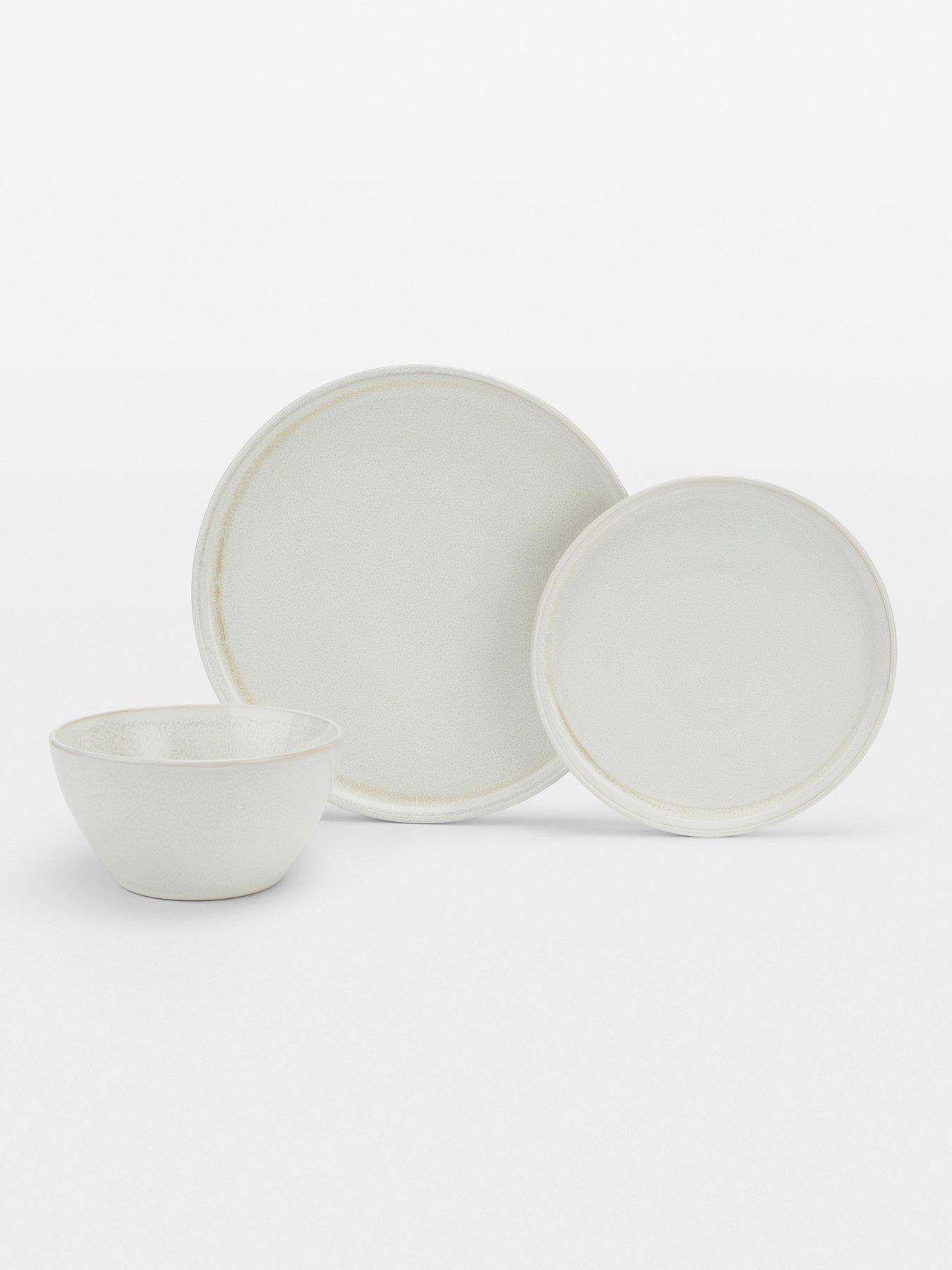  image of waterside-white-reactive-glaze-12-piece-dinner-set