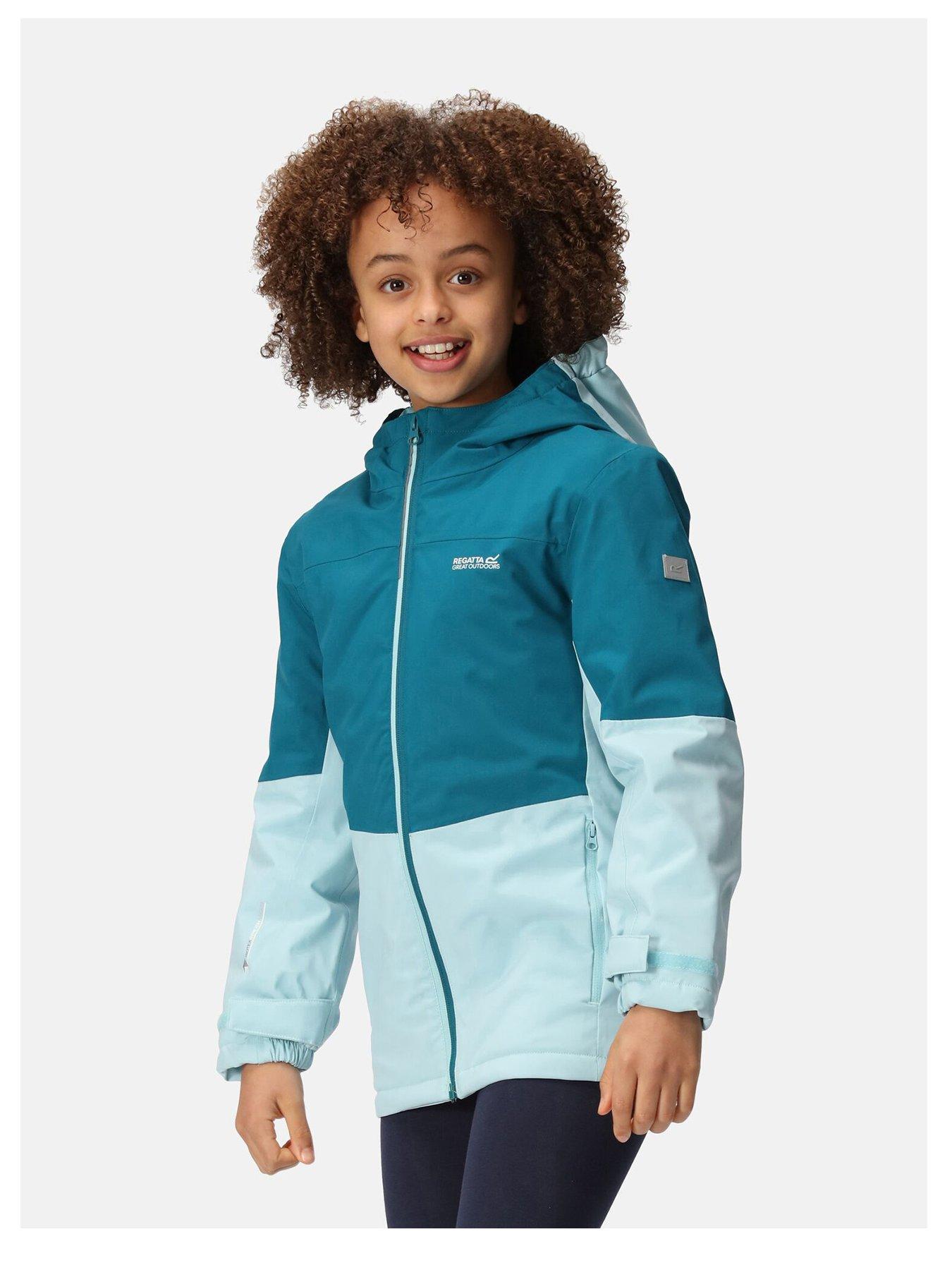 Junior Girls Highton IV Padded Waterproof Jacket Teal