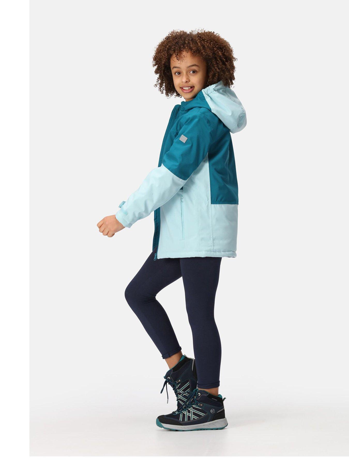 Girls padded shop waterproof jacket