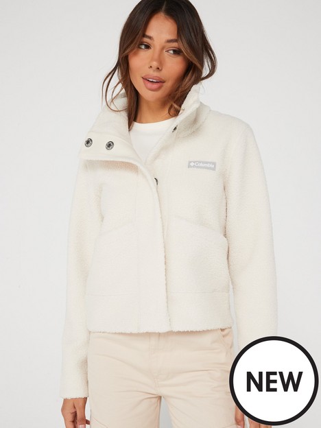 columbia-womens-panorama-sherpa-snap-fleece-jacket-white