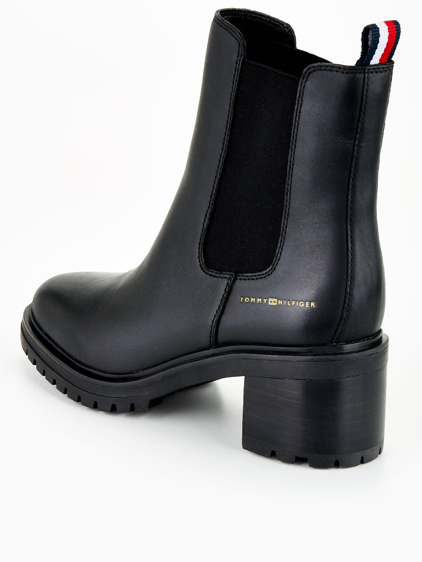 Tommy hilfiger essential leather on sale boot