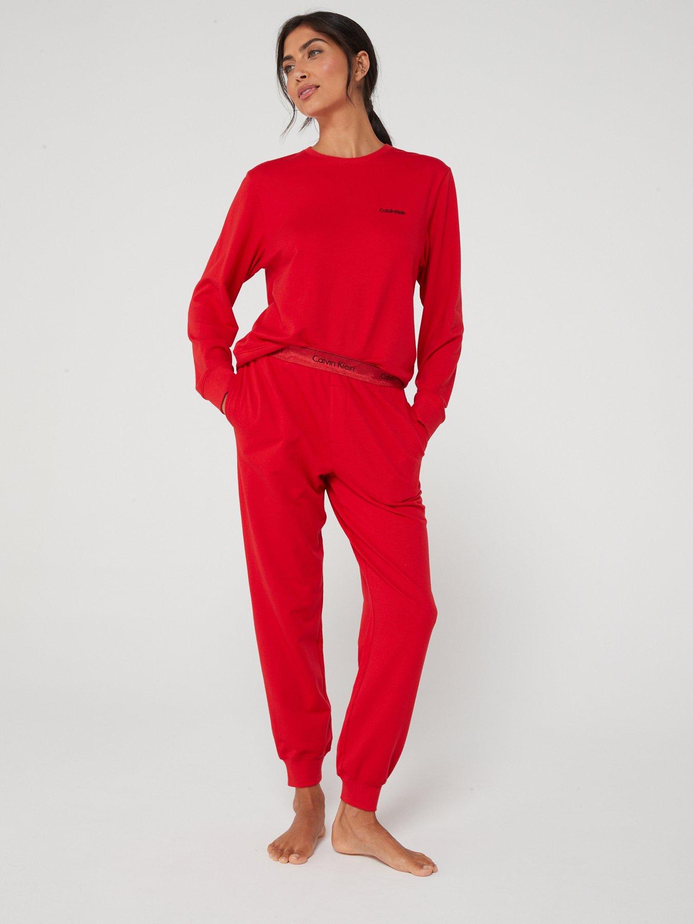 Calvin Klein Modern Cotton Loungewear Jogger - Red