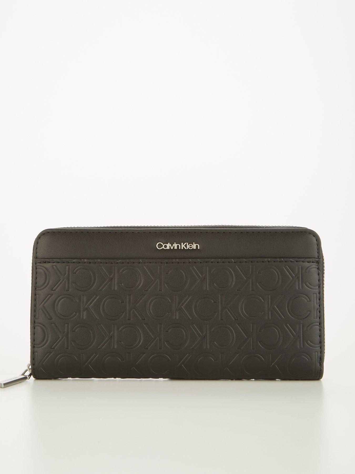 calvin-klein-embossed-large-logo-purse-black