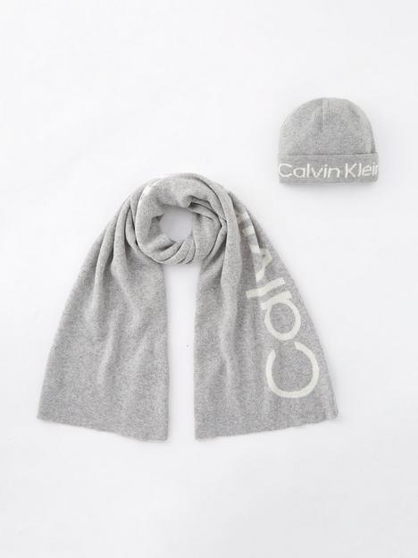 calvin-klein-reversible-tona-logo-beanie-and-scarf-gift-set-grey