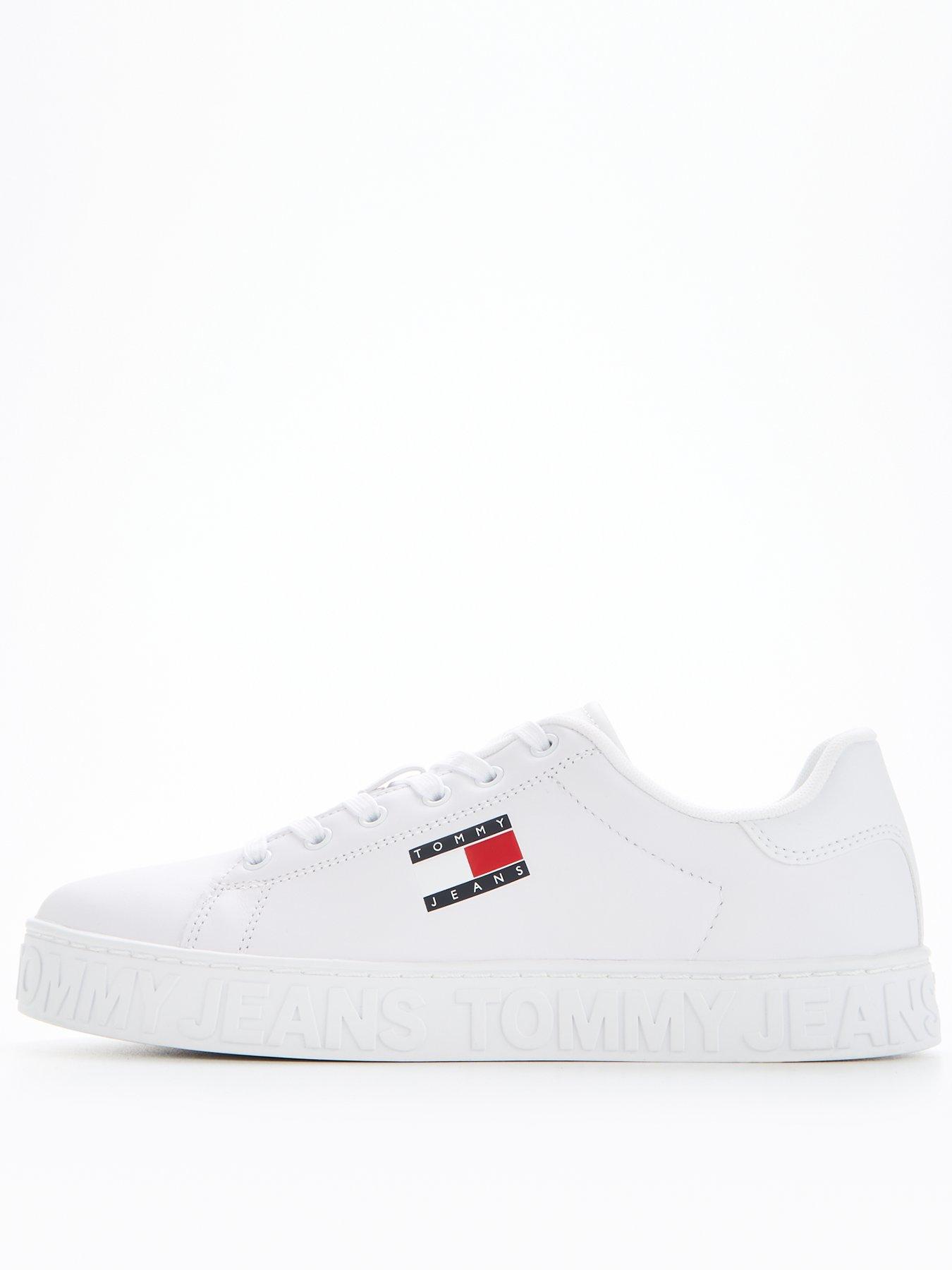 Cool tommy cheap leather trainers