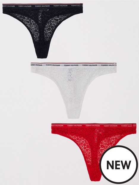 tommy-hilfiger-3-pack-lace-thong-multi