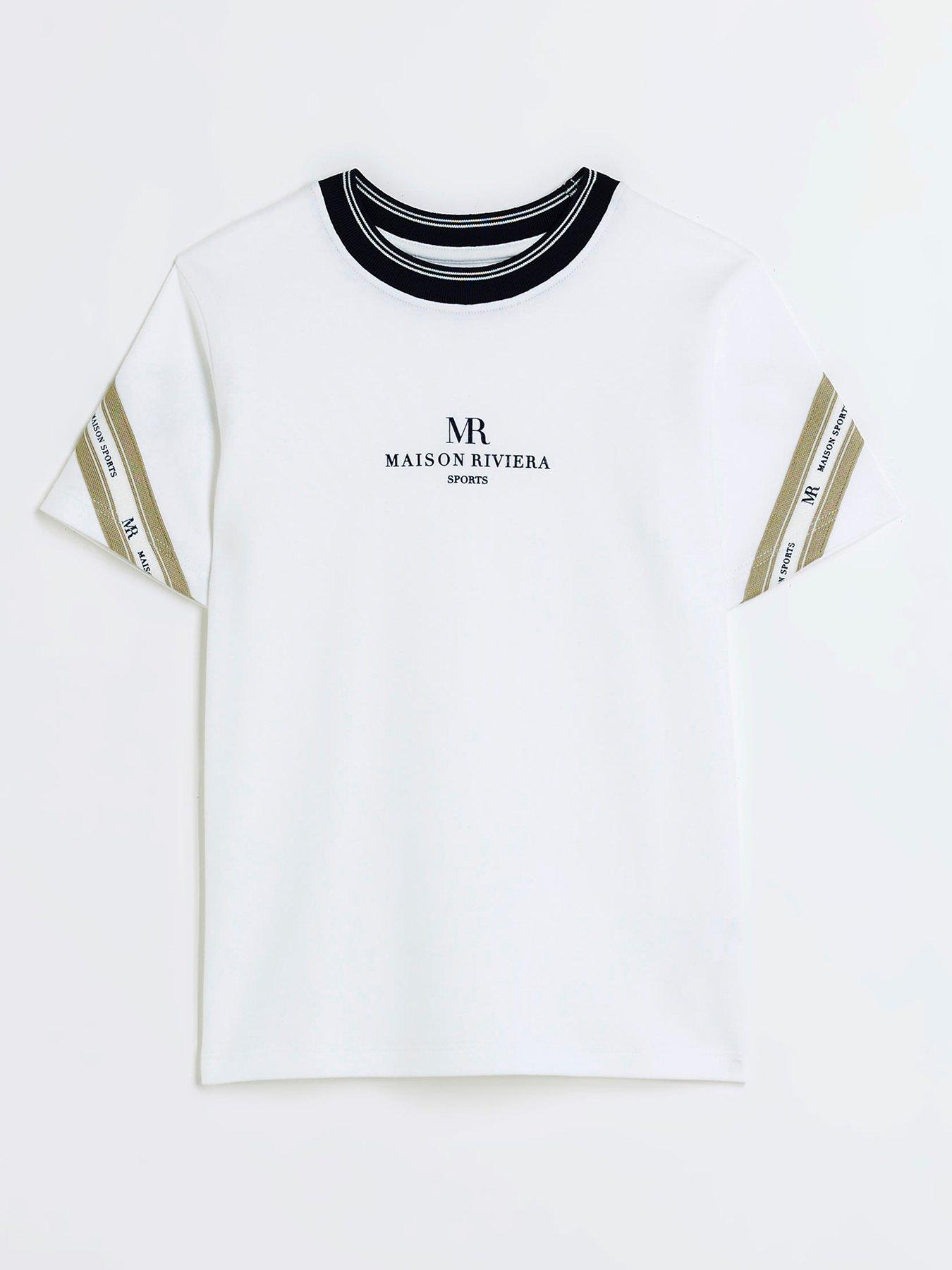 river island boys white shirt