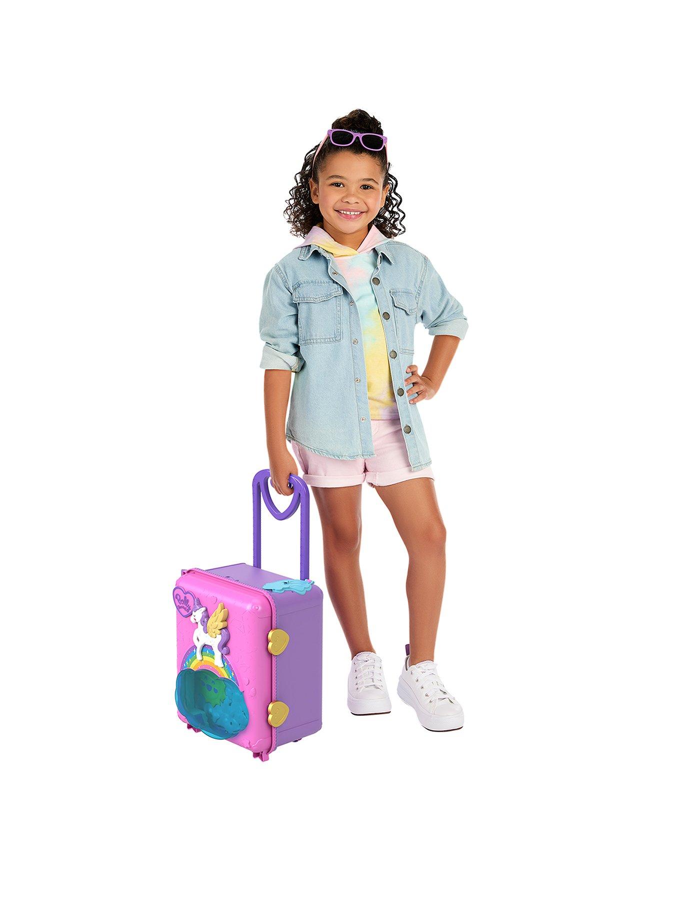undefined Pollyville Resort Roll-Away Suitcase Playset