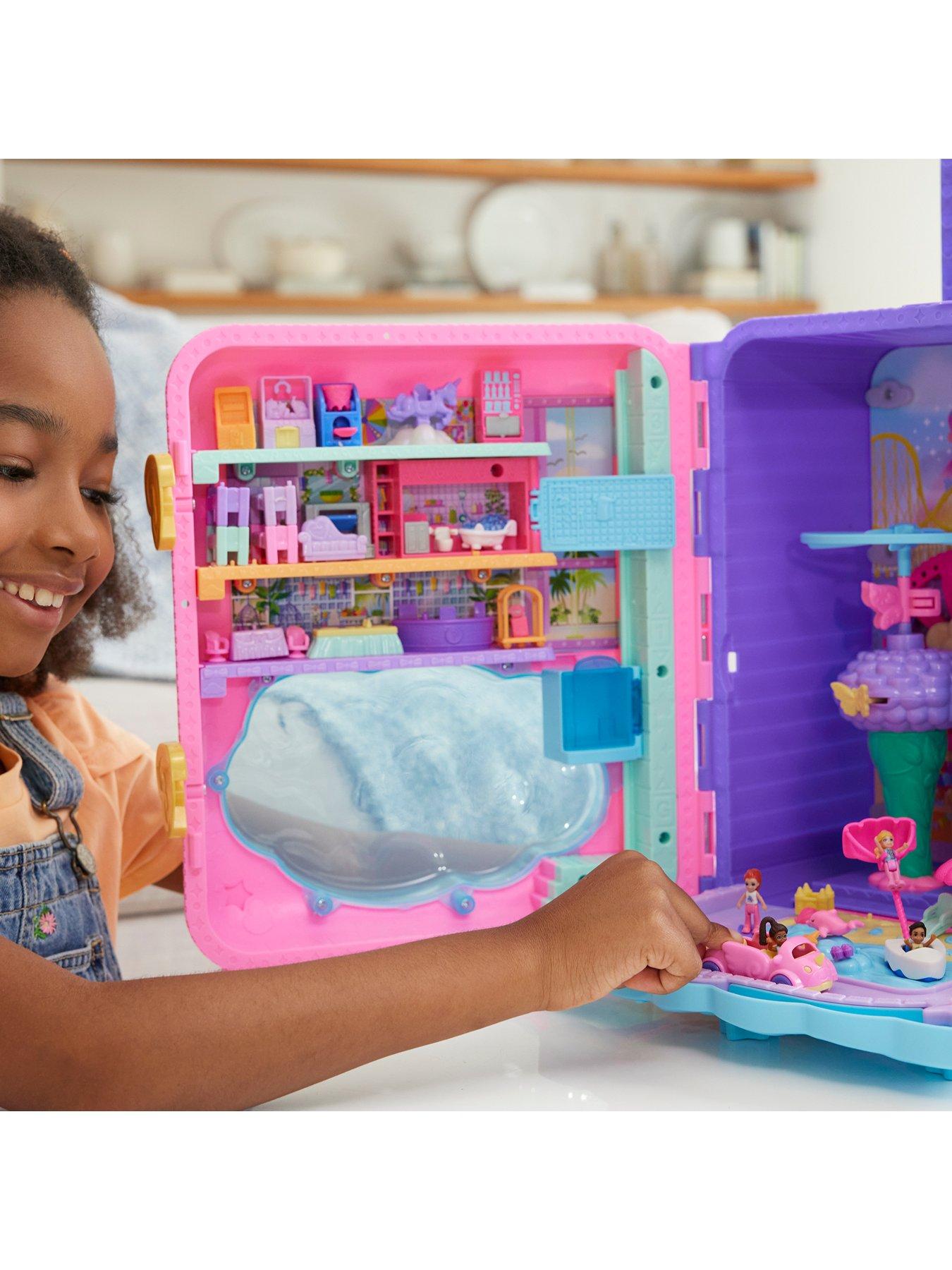 POLLY POCKET DOLL MANY ACCESSORIES PLAY SET FAB STUDIO BEST FRIEND ACTIVE  PACK