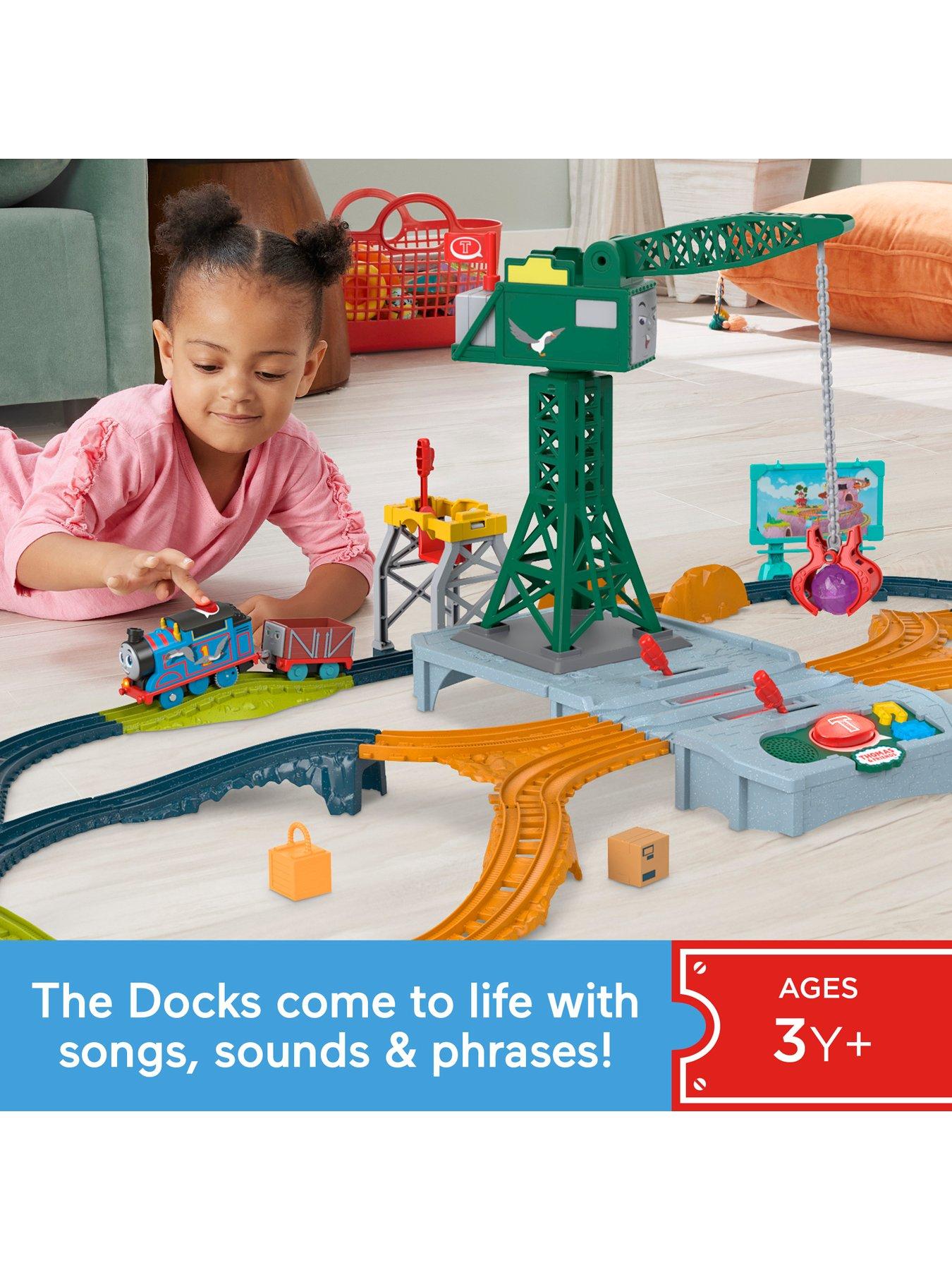 Image 3 of 8 of Thomas & Friends Talking Cranky Delivery Train Set