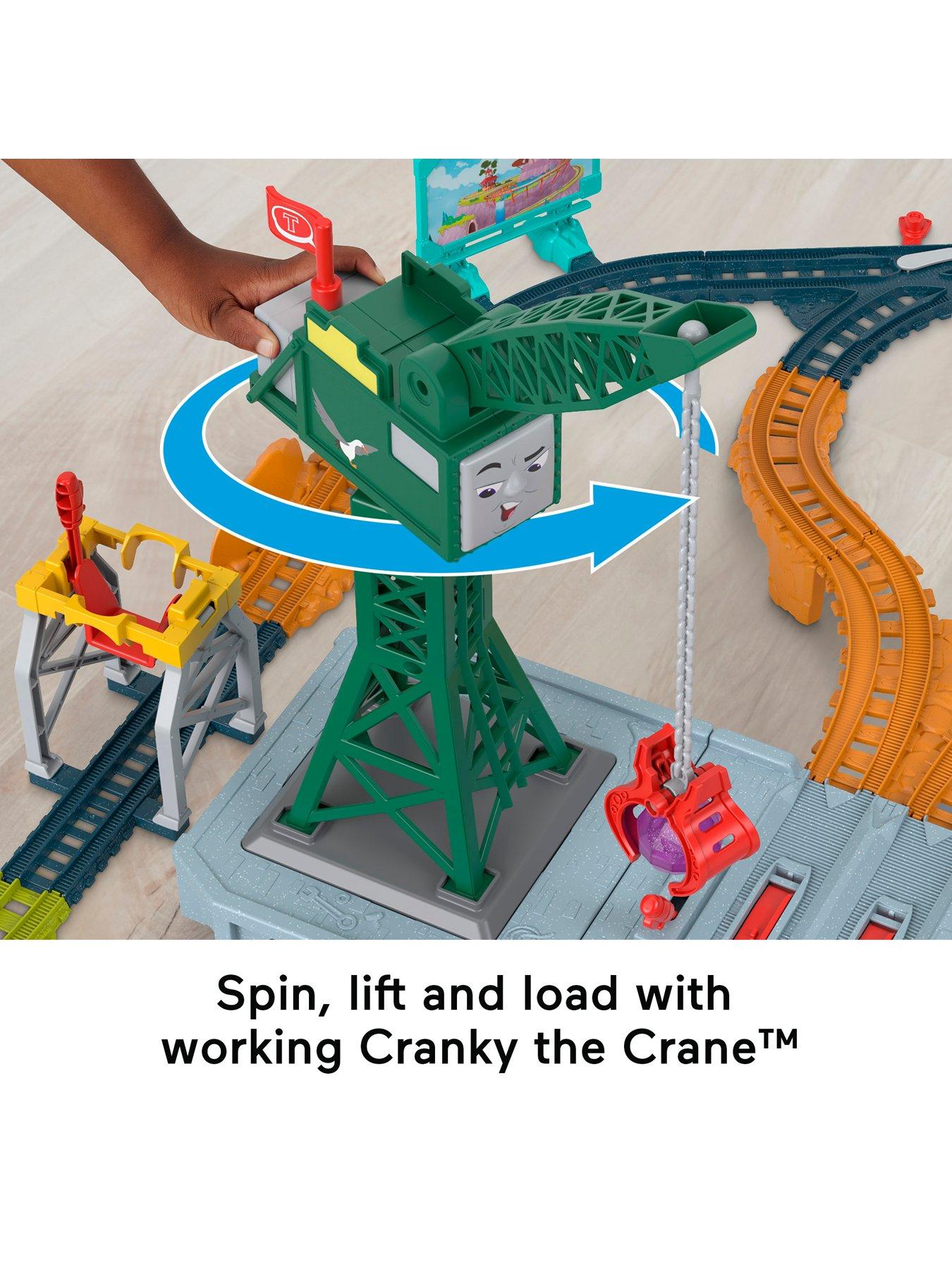 Image 5 of 8 of Thomas & Friends Talking Cranky Delivery Train Set