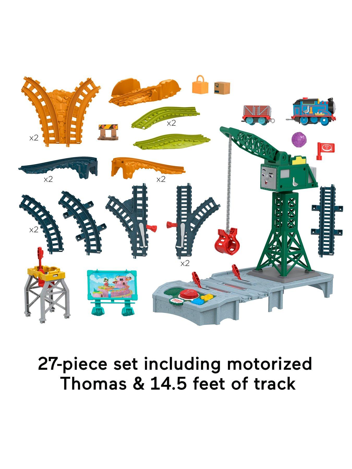 Image 6 of 8 of Thomas & Friends Talking Cranky Delivery Train Set