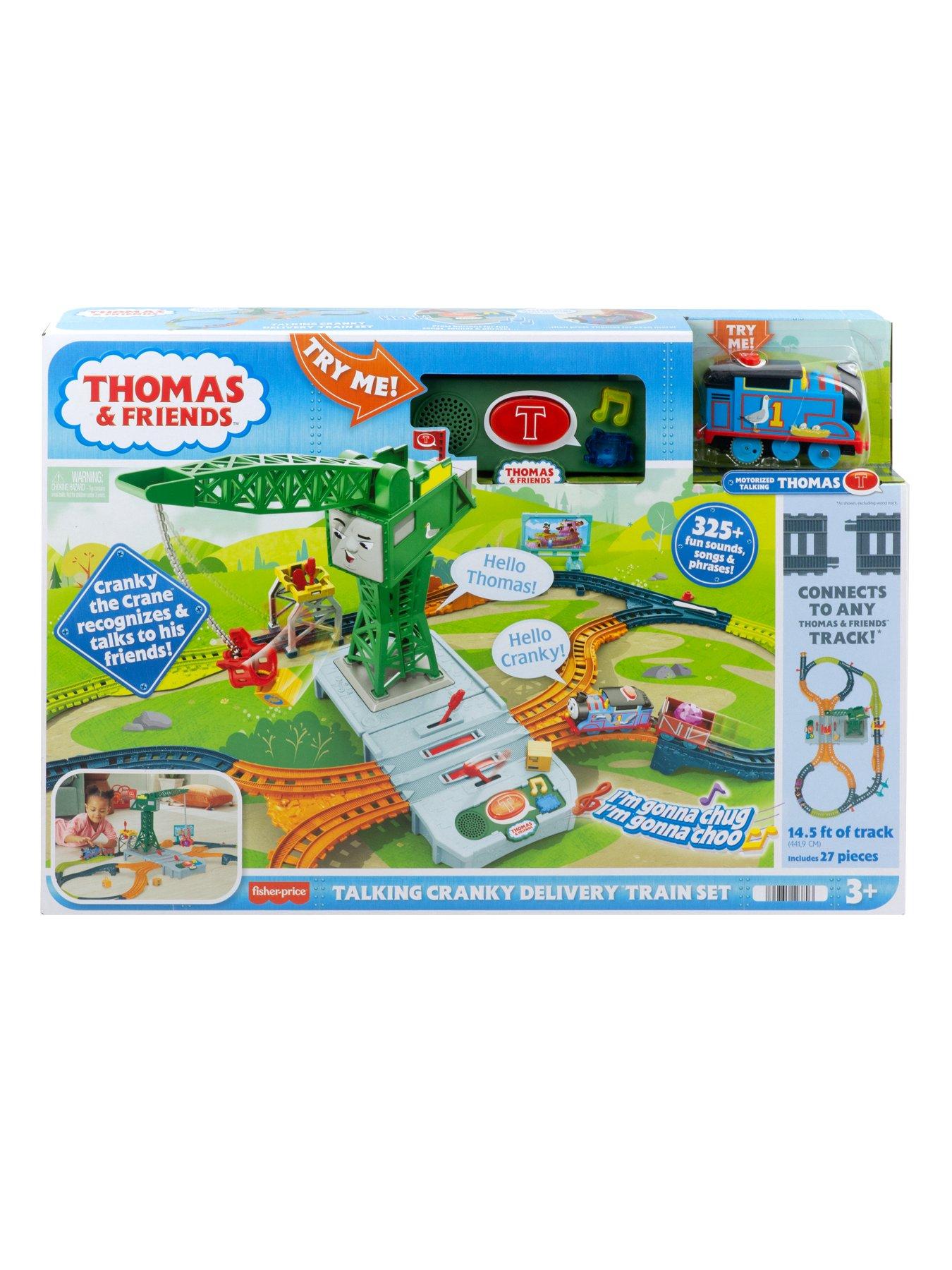 Image 7 of 8 of Thomas & Friends Talking Cranky Delivery Train Set