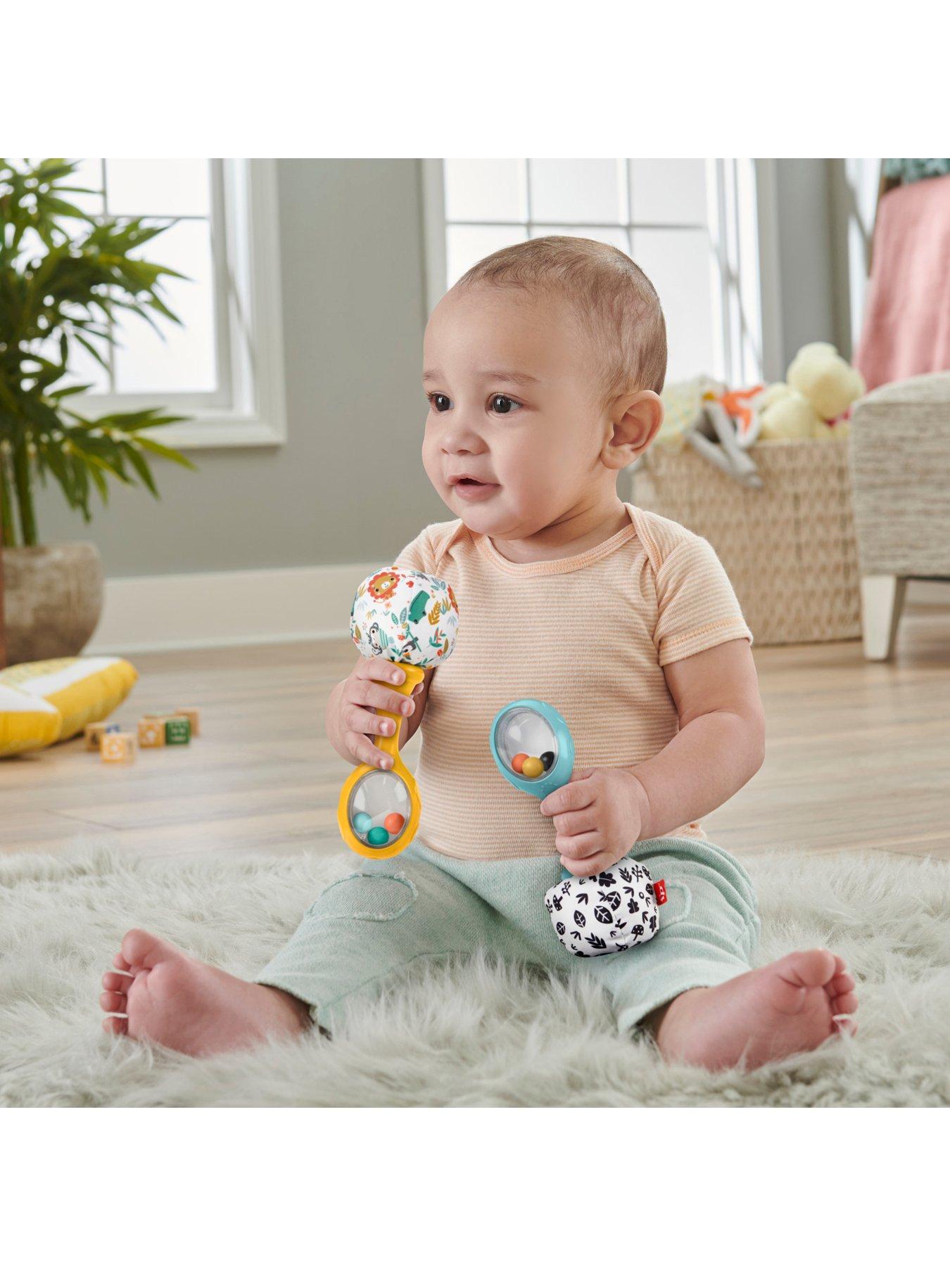 Image 2 of 7 of Fisher-Price Rattle 'n Rock Maracas Activity Toy