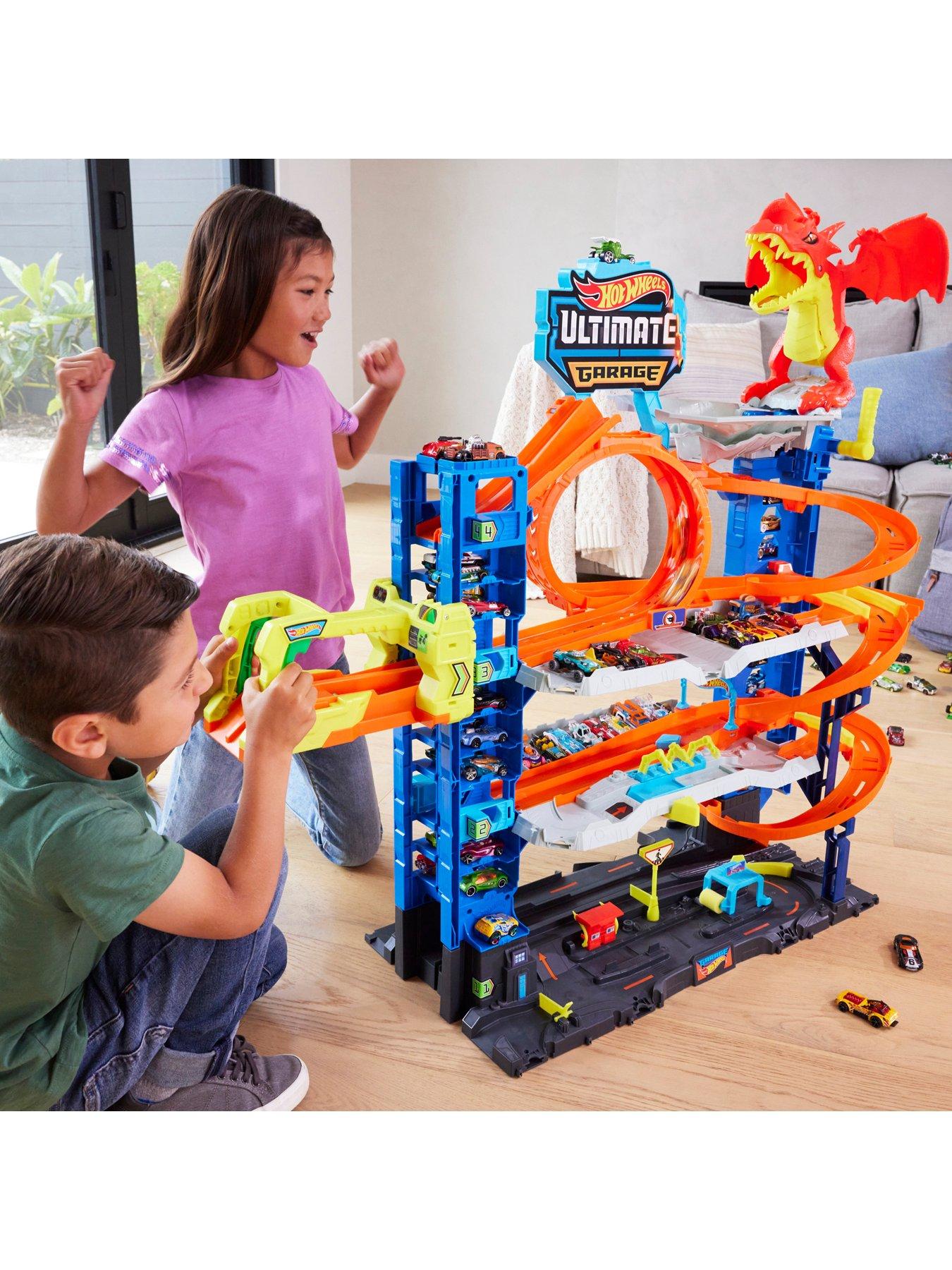 Hot Wheels City Ultimate Garage Playset with 2 Toy Cars
