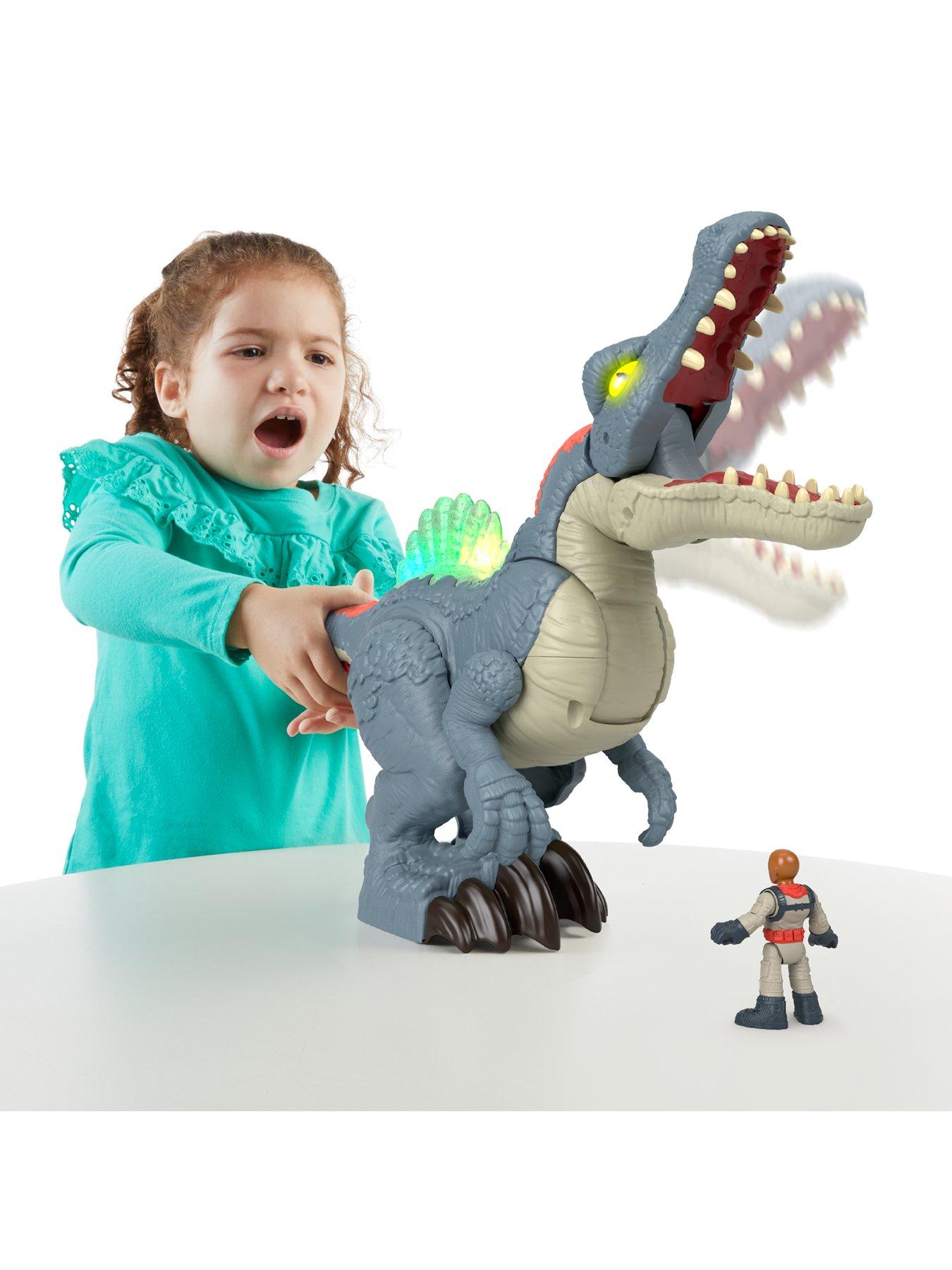 Imaginext Jurassic World Ultra Snap Spinosaurus Dinosaur Figure