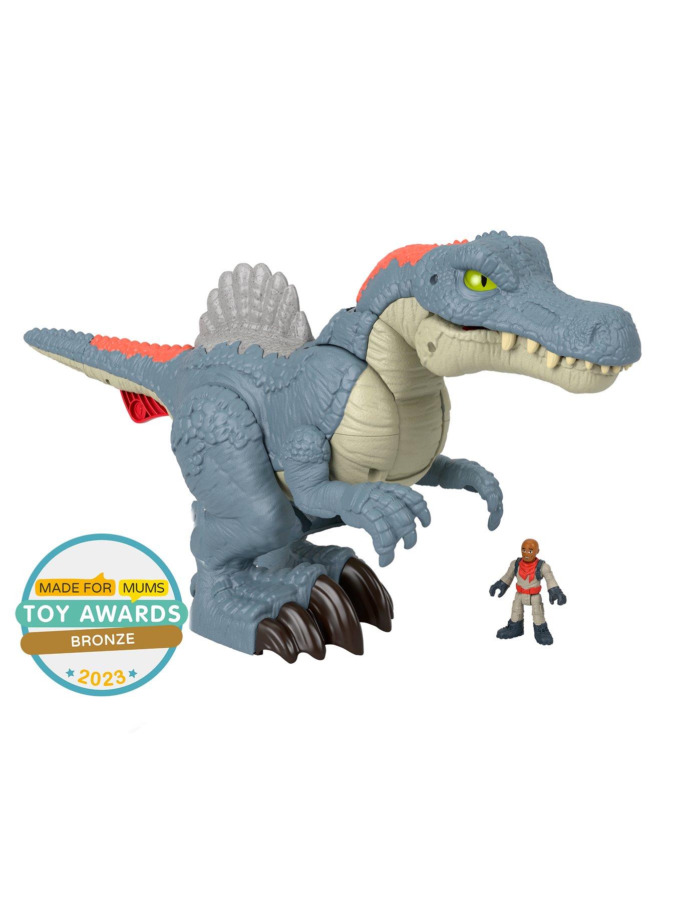 Imaginext Jurassic World Ultra Snap Spinosaurus Dinosaur Figure