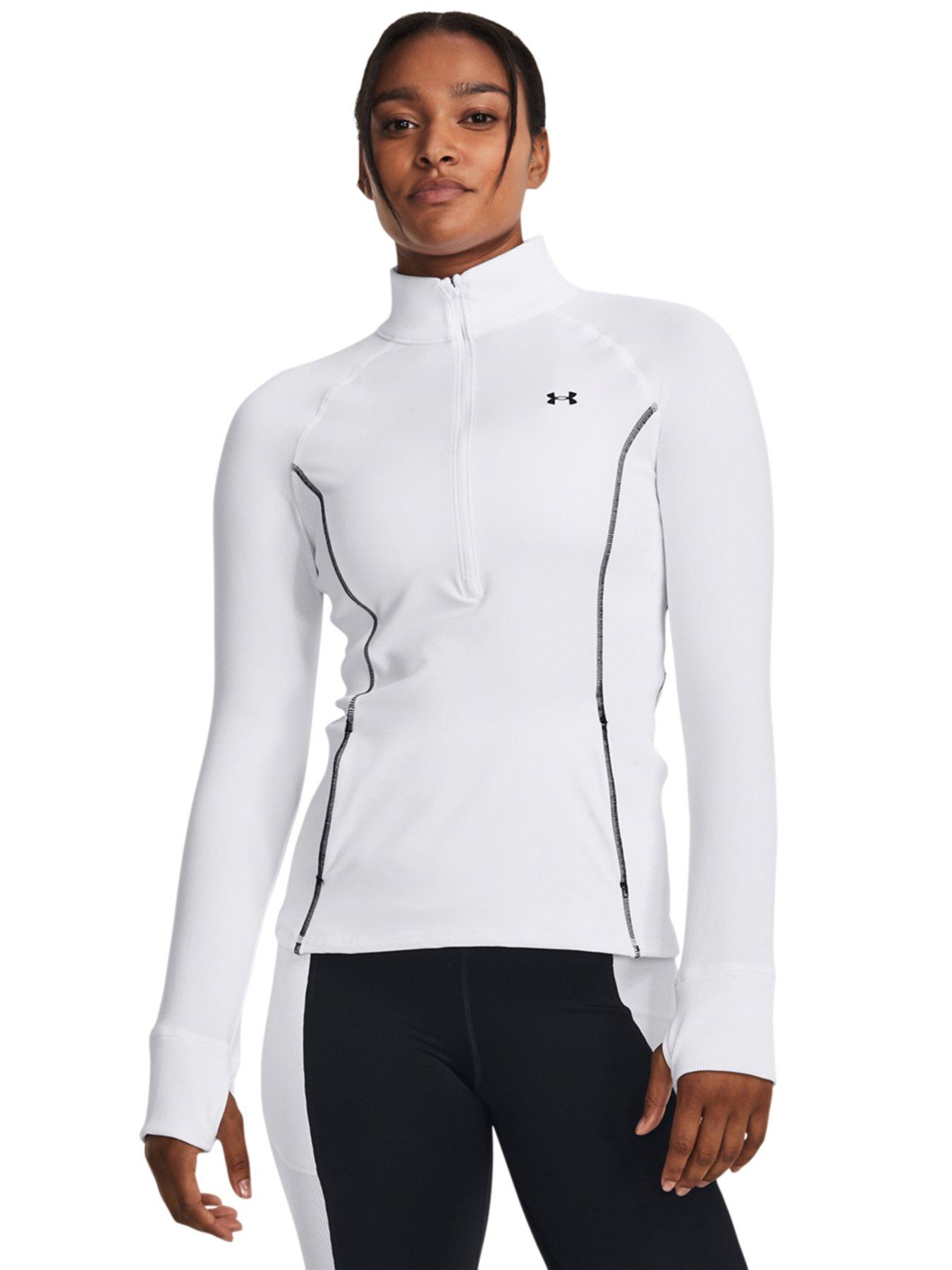 UNDER ARMOUR Tech Twist 1/2 Zip Top - Black/Grey