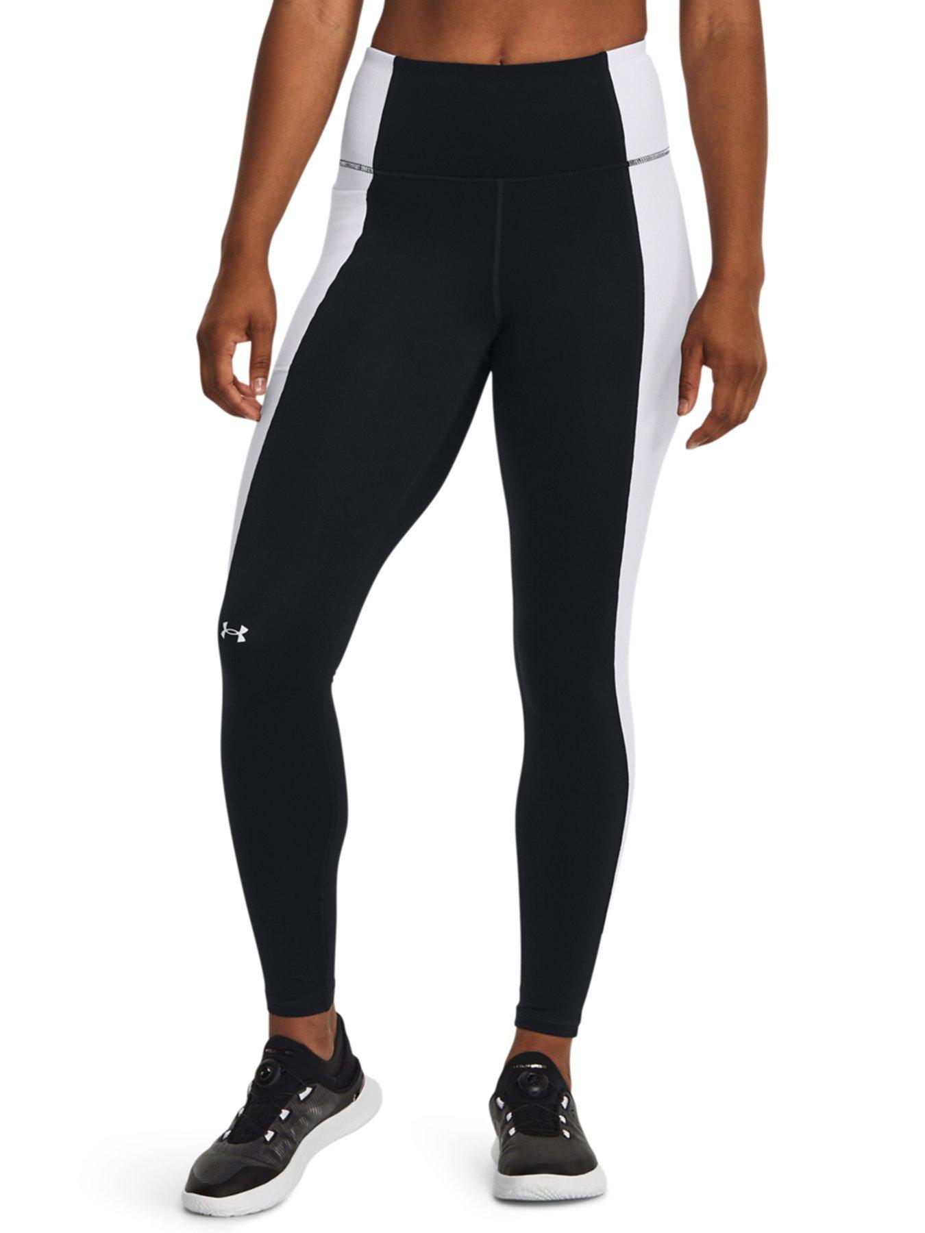 Under Armour Women's ColdGear Armour Leggings XS Black Metallic