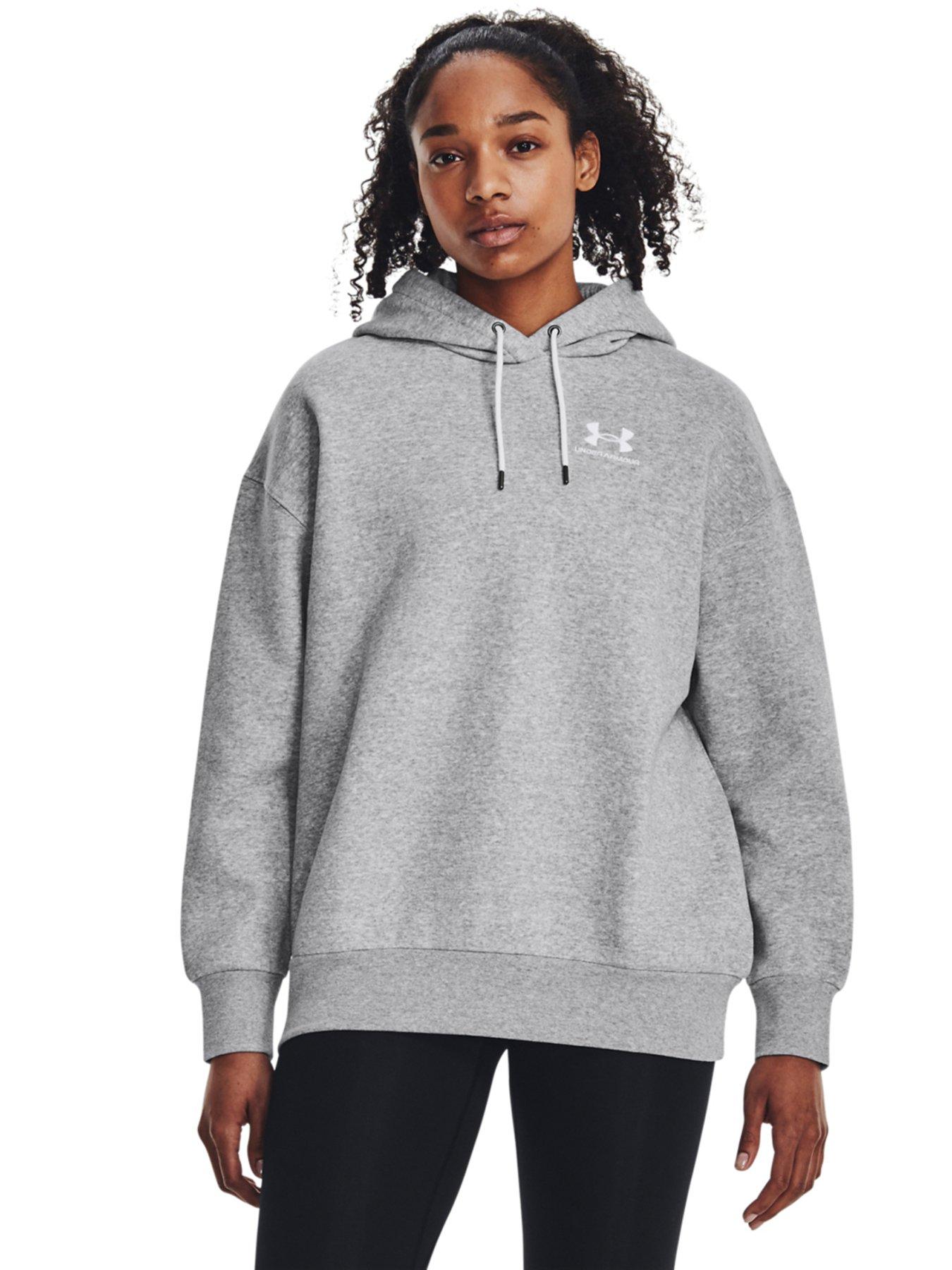 undefined Training Essentials Fleece Hoodie - Light Grey