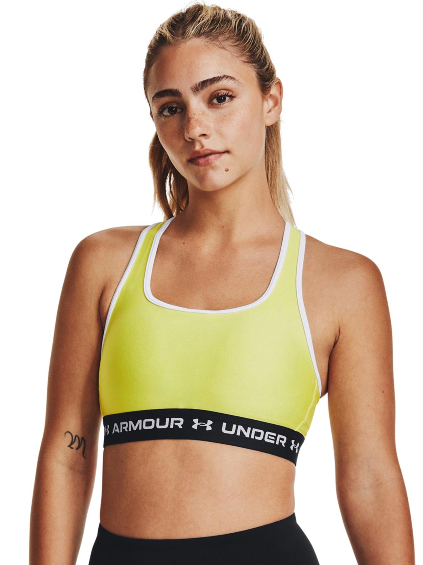 Under Armour Crossback Women's Training Sports Bra High Vis Yellow