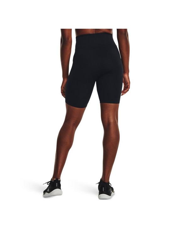 stillFront image of under-armour-training-seamless-shorts-black