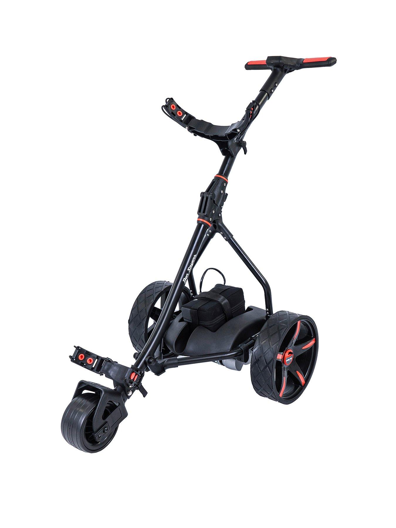 undefined 18-Hole Lithium Battery Electric Trolley - Black/Red