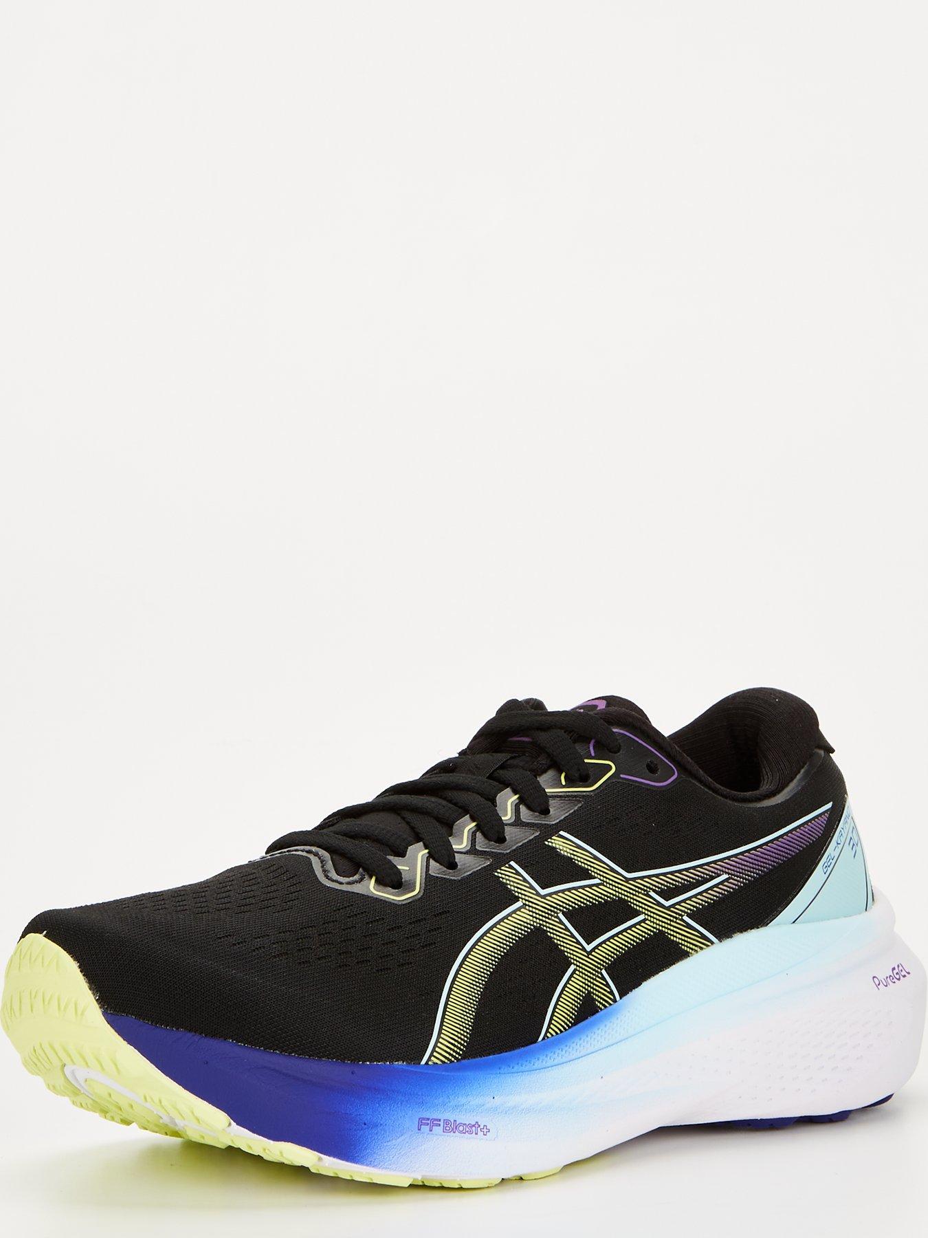Asics Women s Gel Kayano 30 Running Trainers Black Yellow