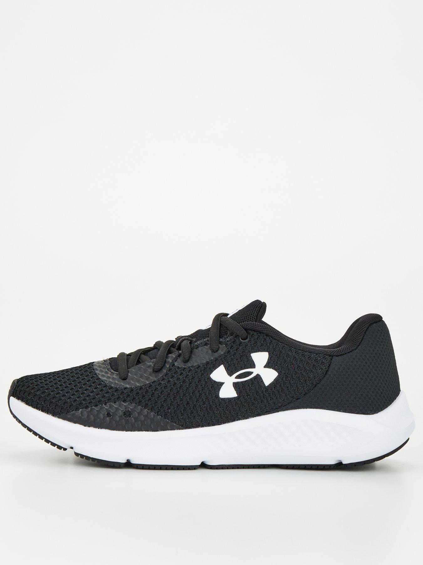 Under armour outlet black trainers womens