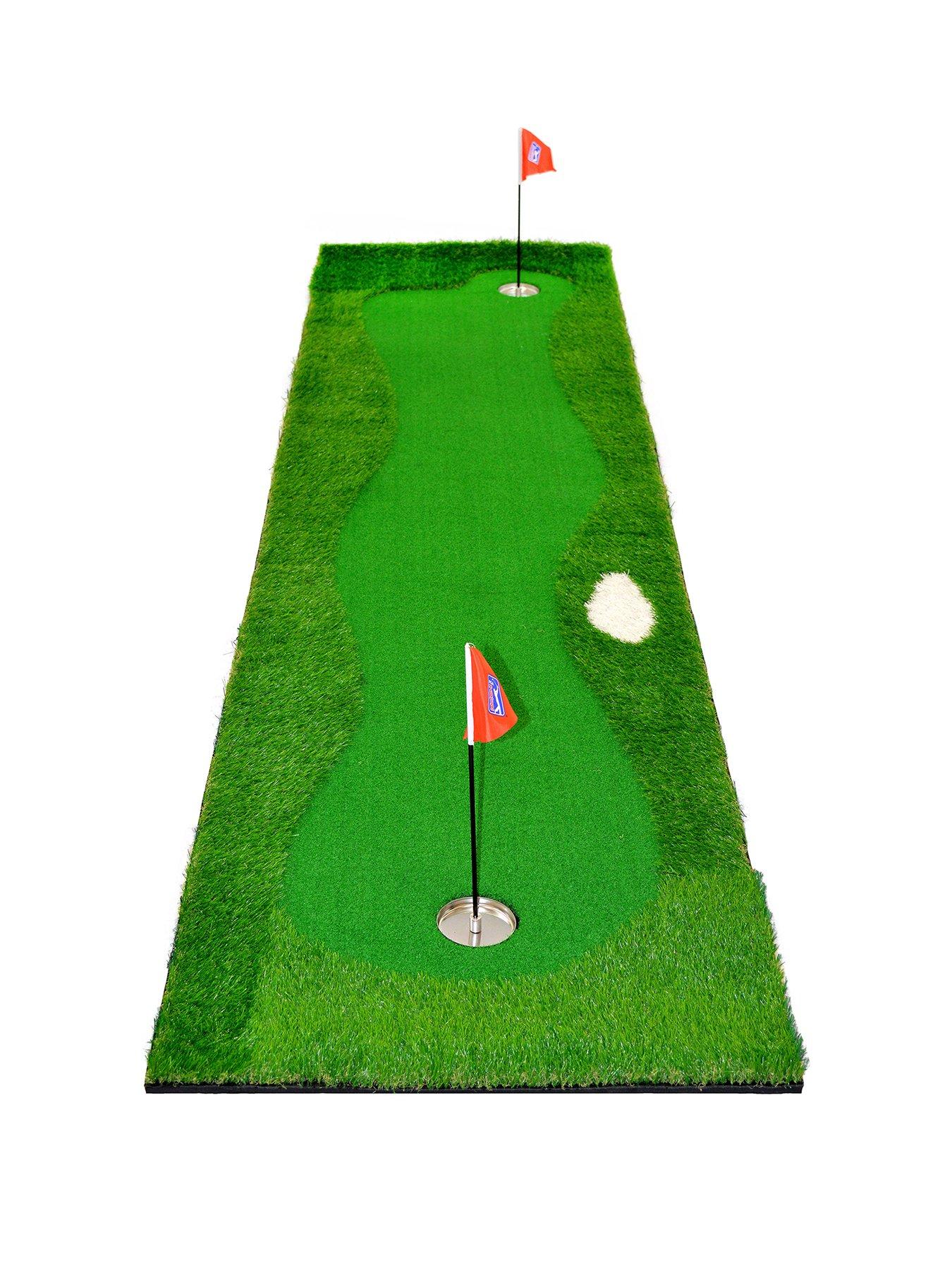 Pure2Improve Perfect Stroke Golf Indoor & Outdoor Putting Mat, (9' L x 1'  W) 