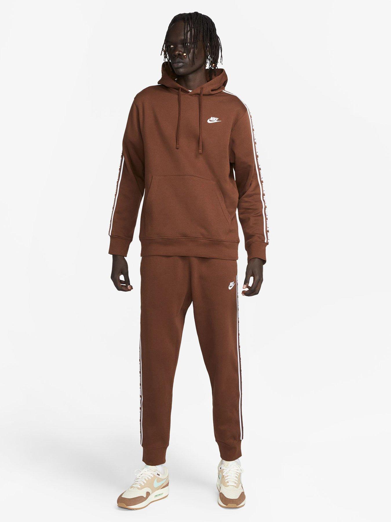 Nike Club Fleece Tracksuit Brown littlewoods