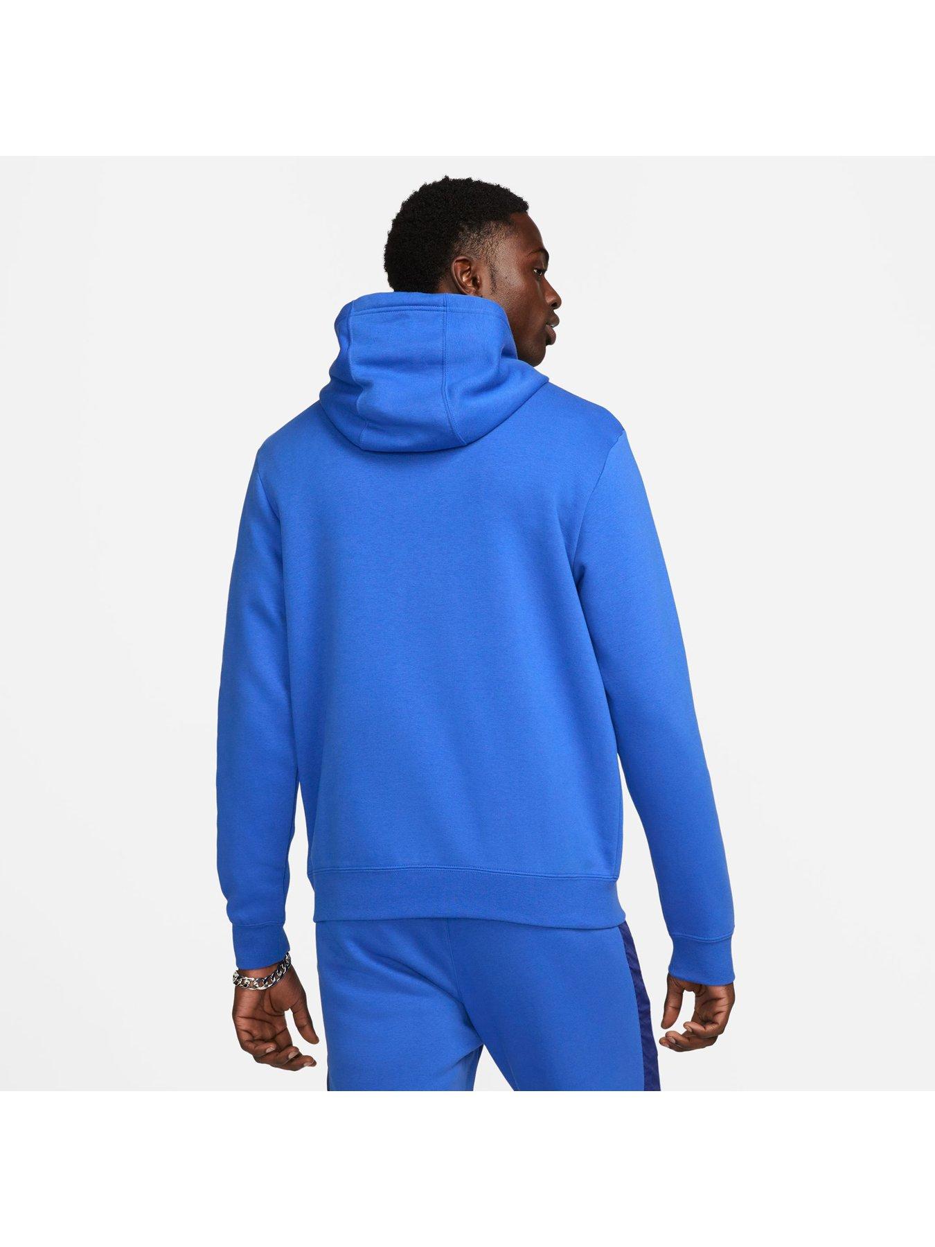 Nike Fleece Hoodie - Blue | littlewoods.com