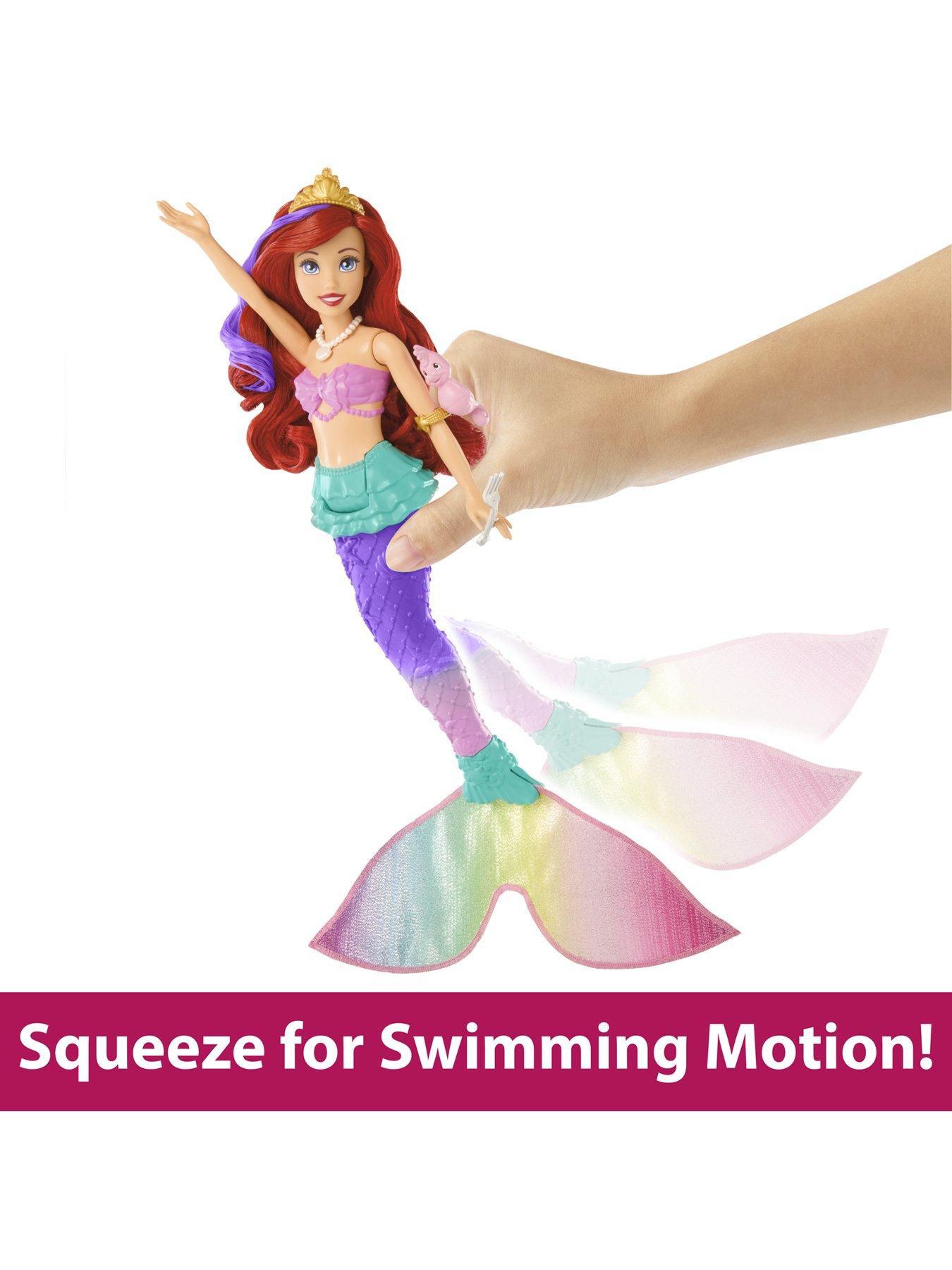 Disney princess swimming store mermaid ariel doll