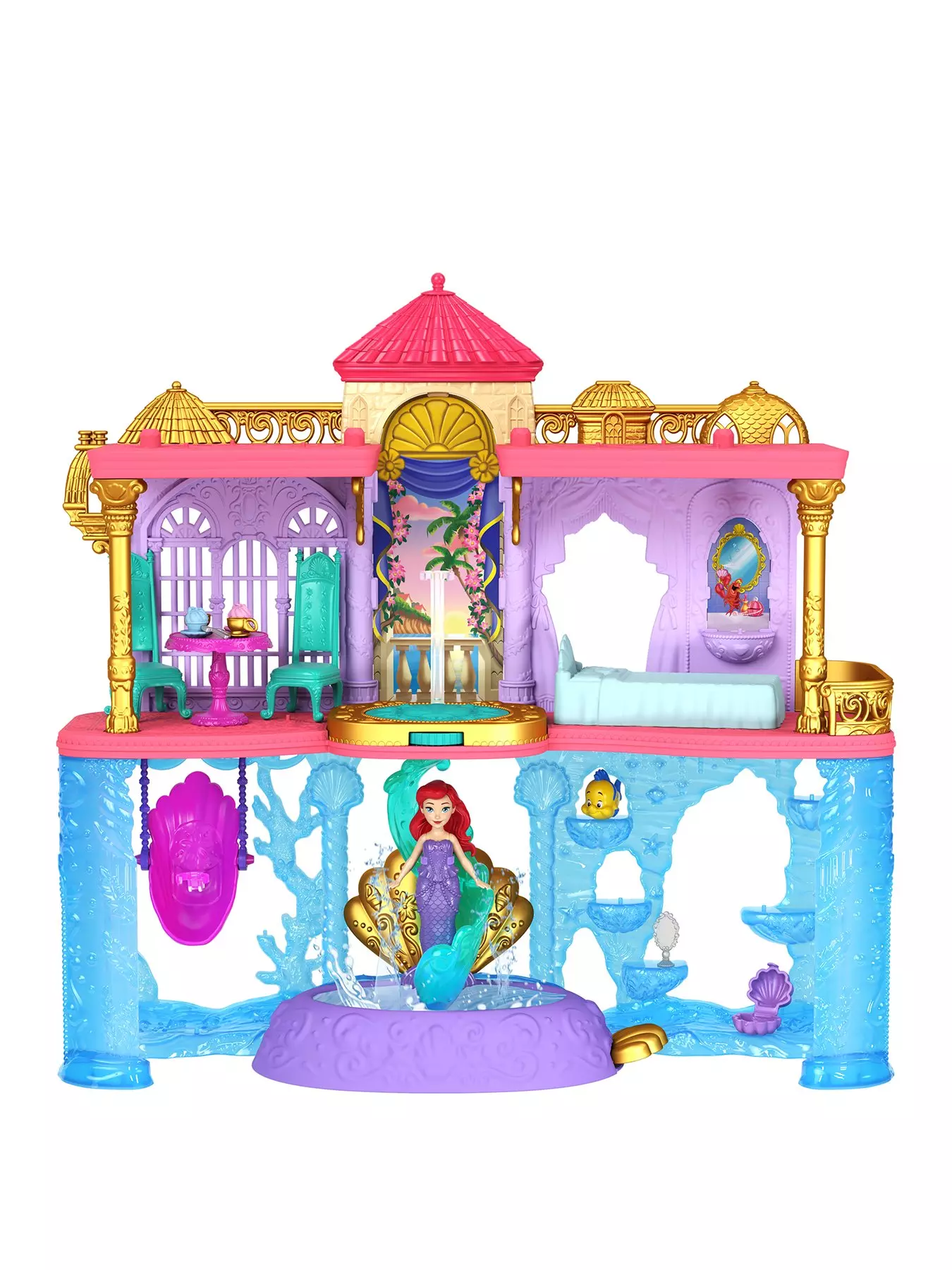 Disney Collection Disney The Little Mermaid Shimmer Spa Ariel Styling Head  The Little Mermaid Ariel Toy Playset