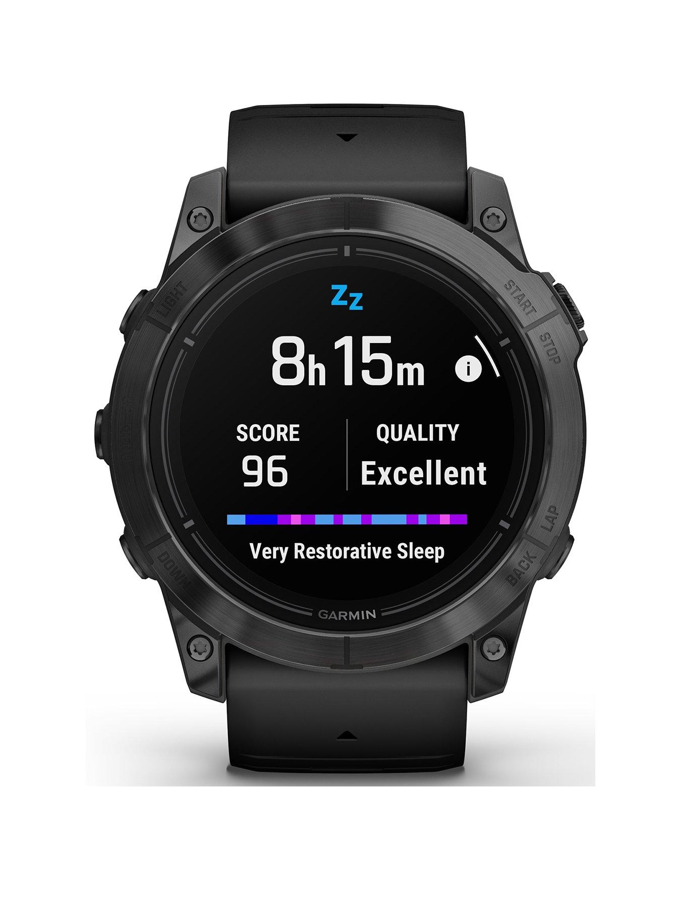 Image 1 of 6 of Garmin Epix Pro 51mm -&nbsp;Slate Grey Stainless Steel with Black Band